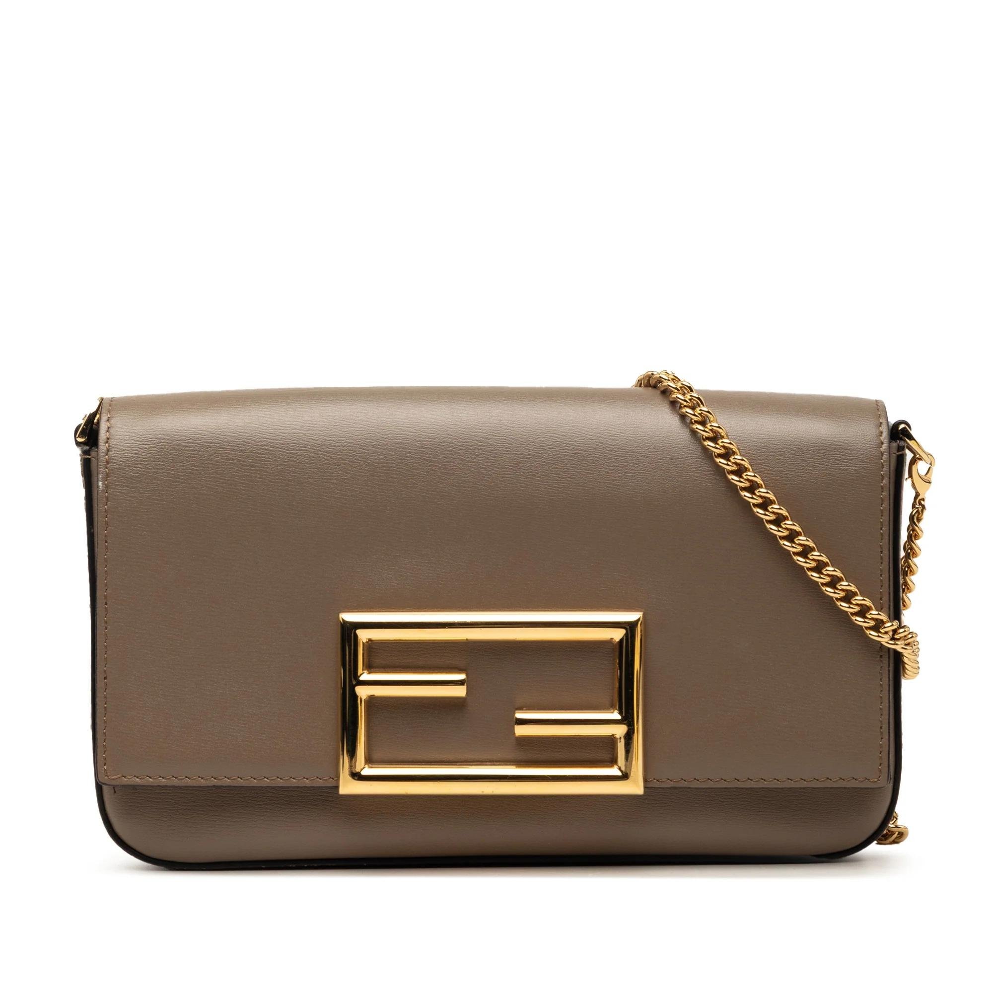 Wallet On Chain pony-style calfskin crossbody bag