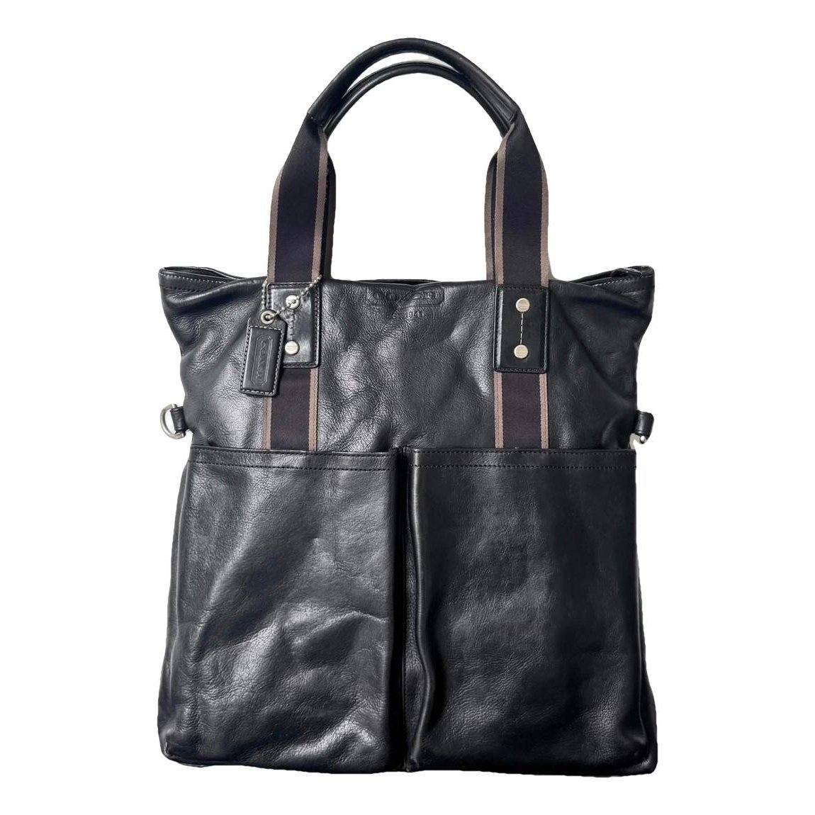 Leather tote