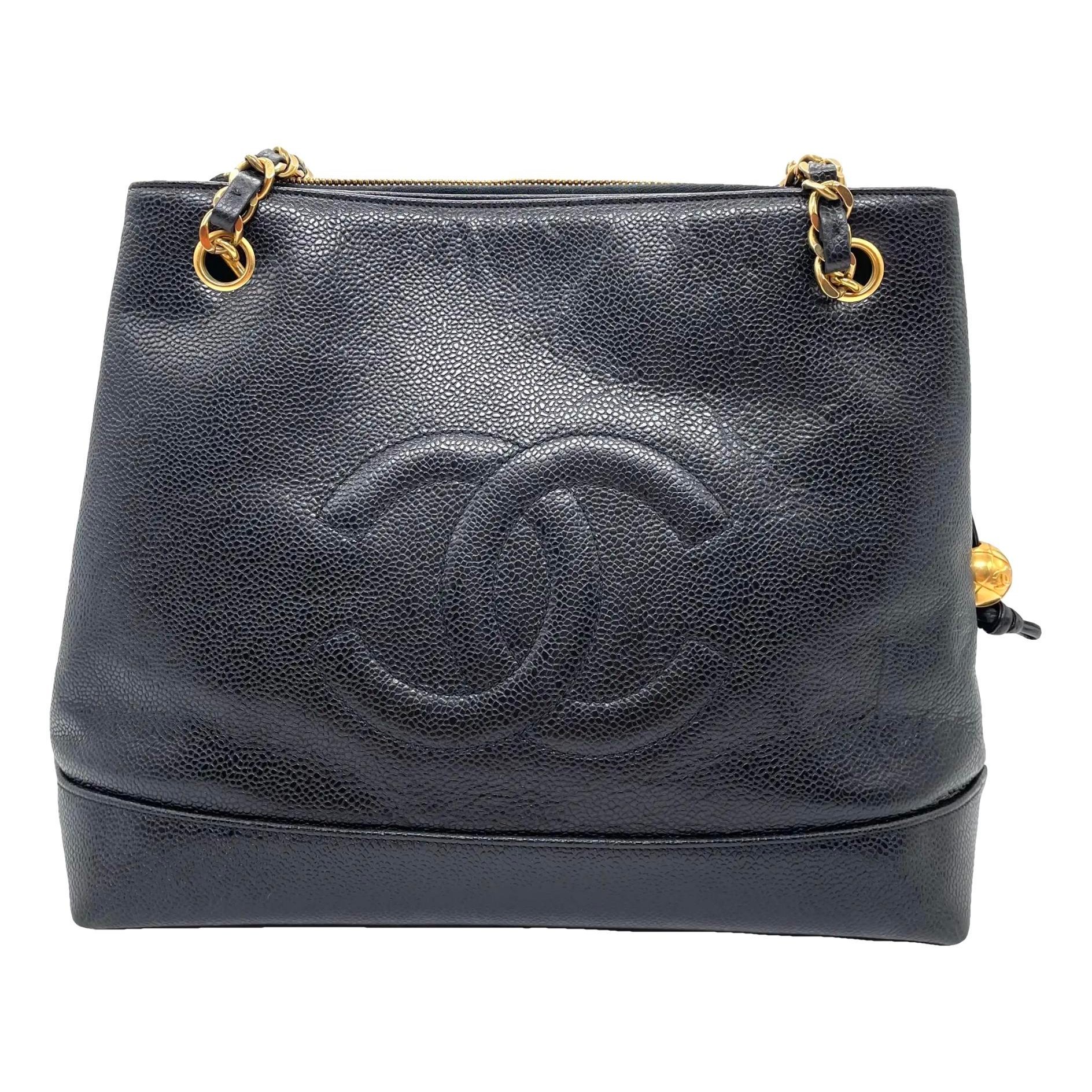 Leather tote
