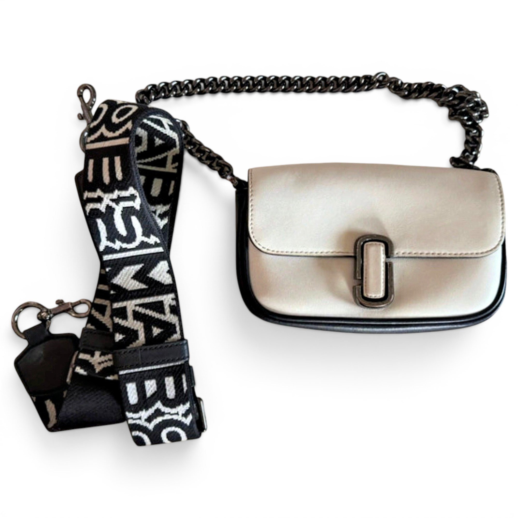 Snapshot leather crossbody bag