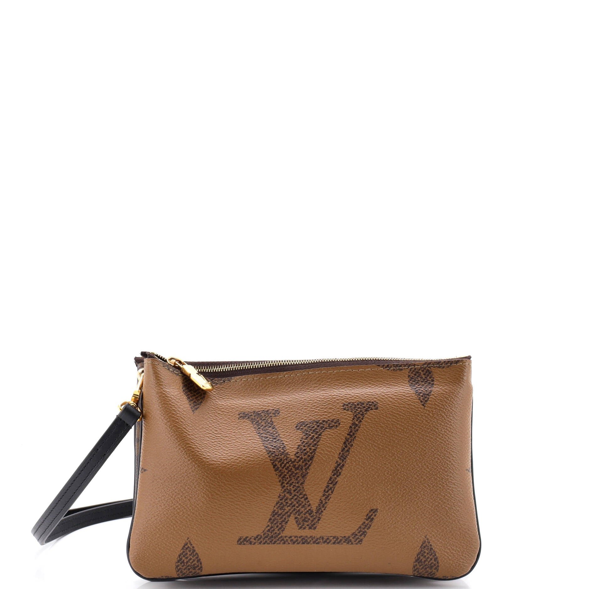 Double Zip Pochette Reverse Monogram Giant