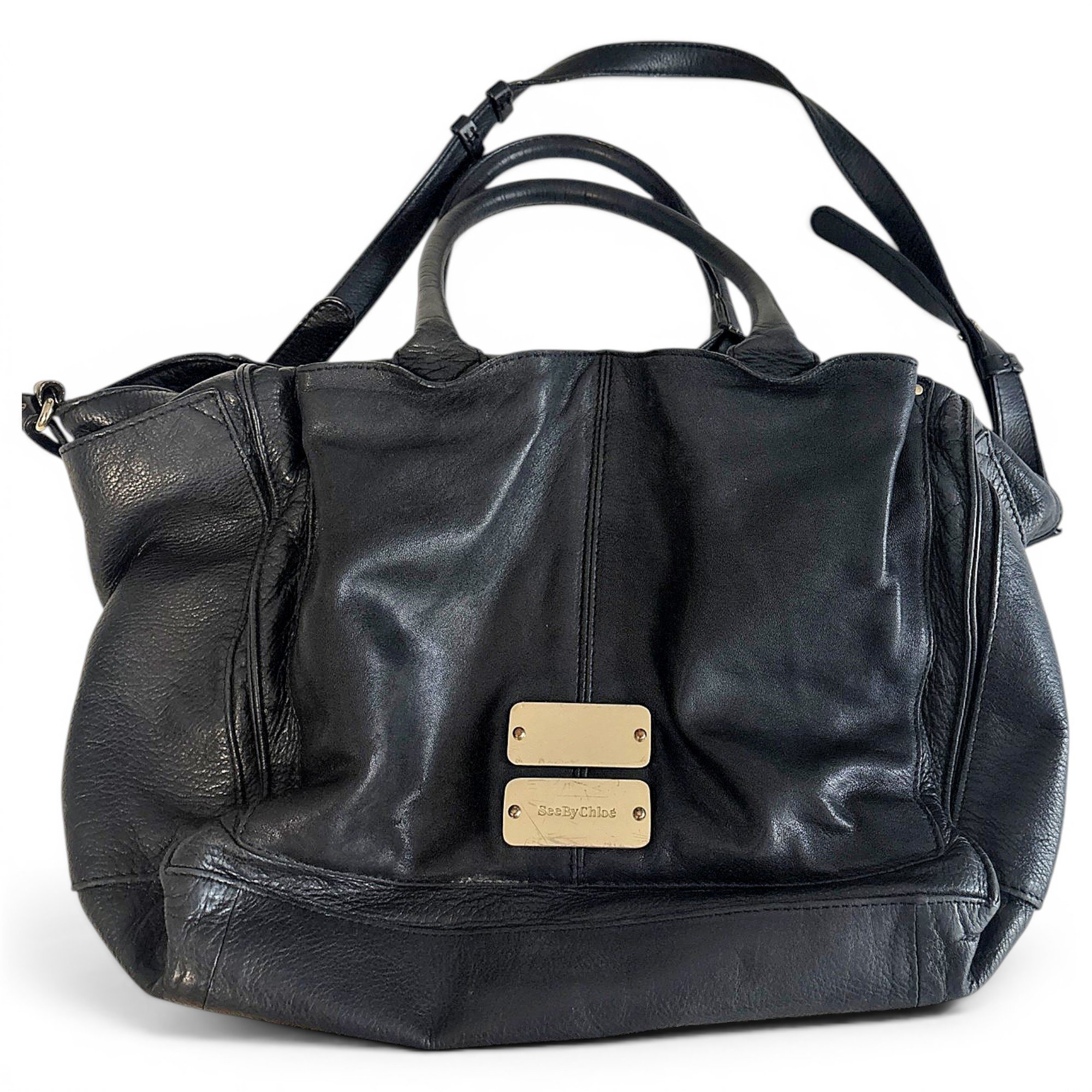 Leather handbag