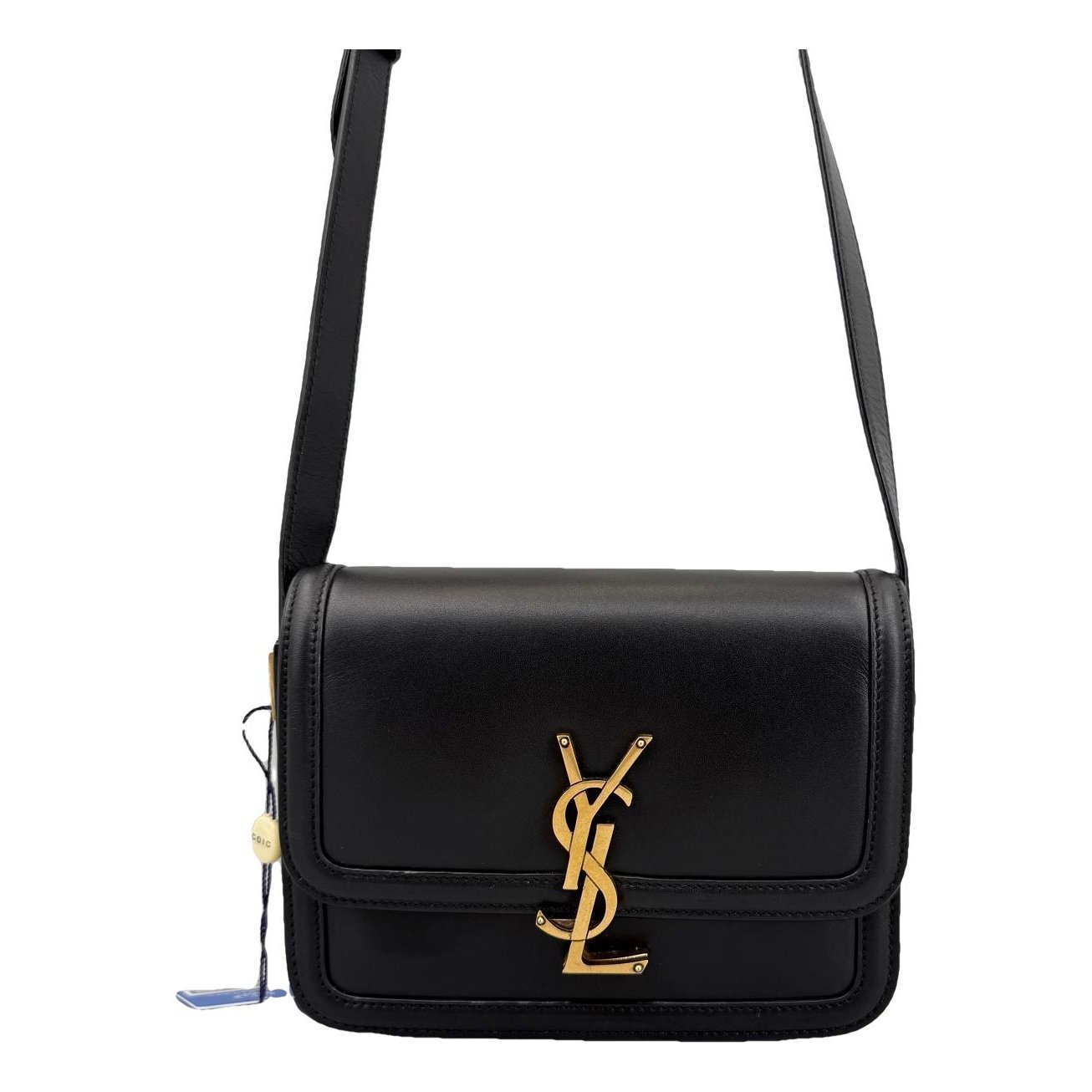 Solférino leather handbag