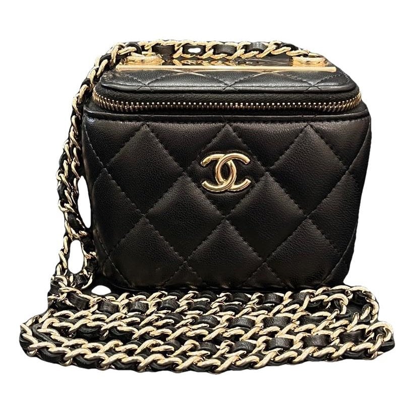 Trendy CC Vanity leather handbag