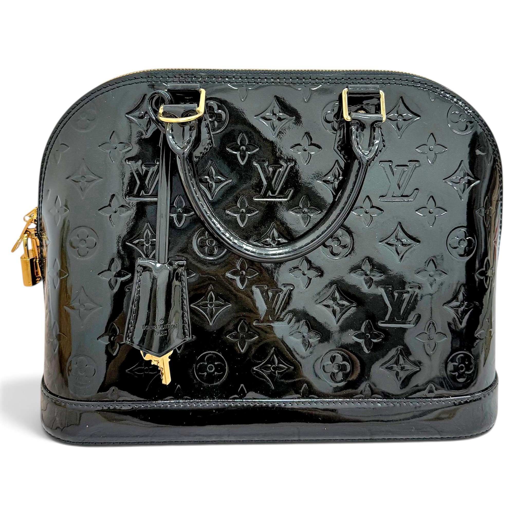 Alma patent leather handbag