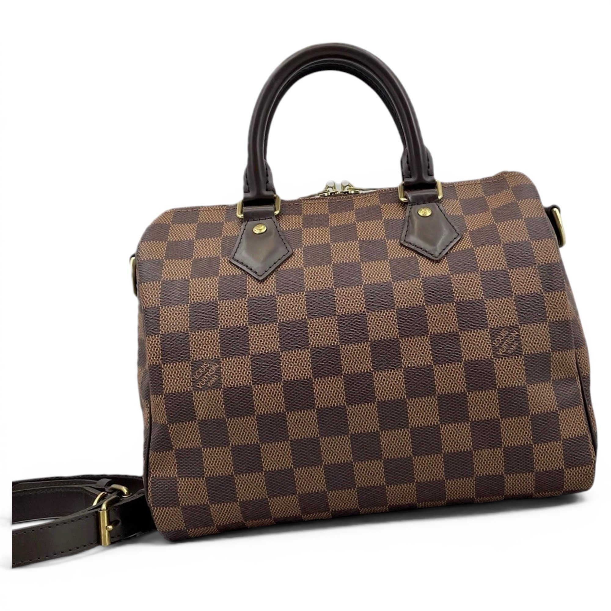 Speedy leather handbag