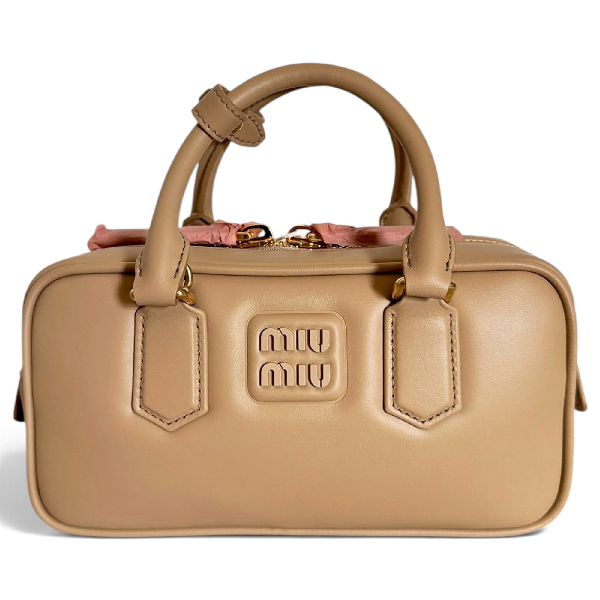 Miu Miu Arcadie leather handbag