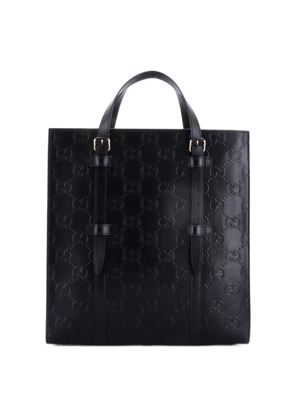 GG Embossed Perforated Leather Medium tote bag