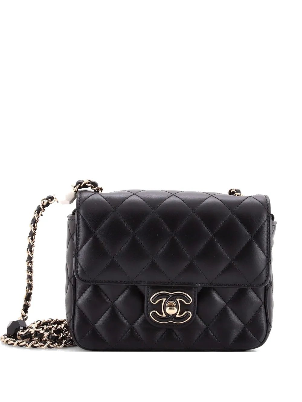 Candy Heart Flap Bag Quilted Lambskin Mini shoulder bag