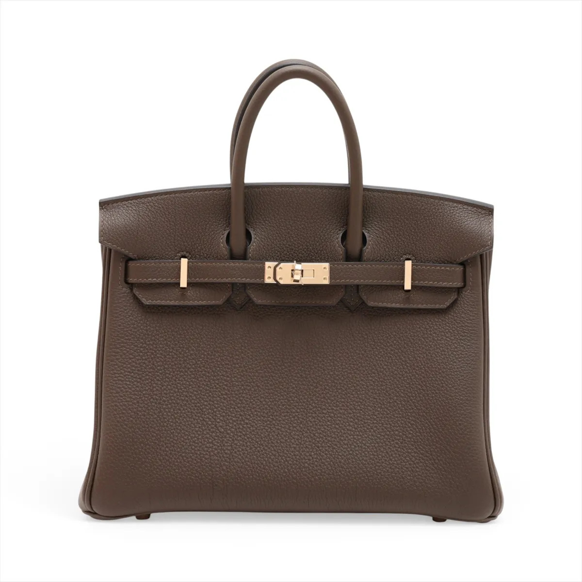 Hermès Birkin 25 Le Tournay Togo Wehrroden Gold Metal Fittings