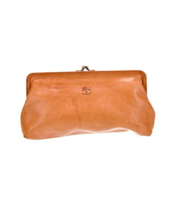 Il Bisonte Bisonte Leather Clutch