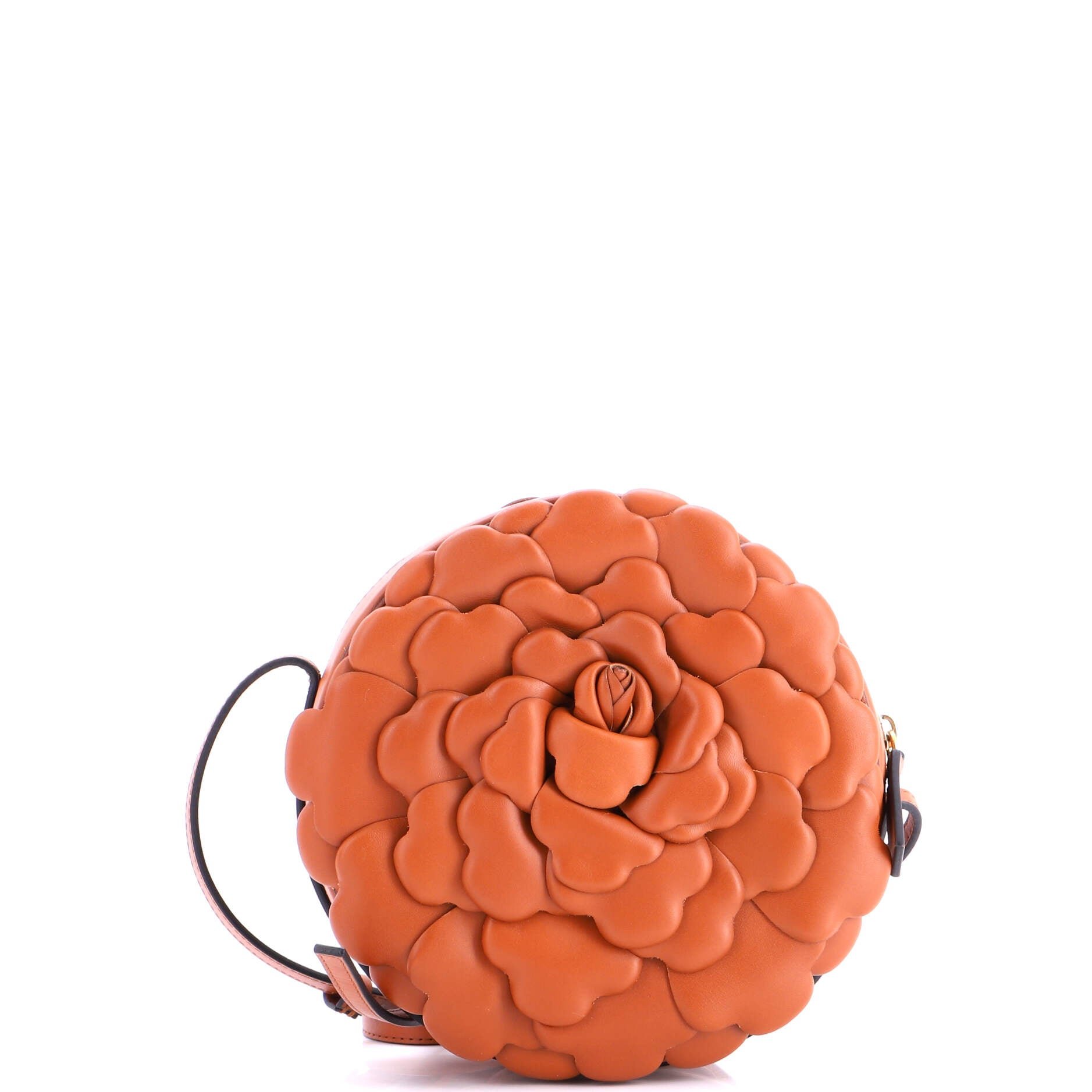 Valentino Garavani Atelier 03 Rose Edition Round Crossbody Bag Leather