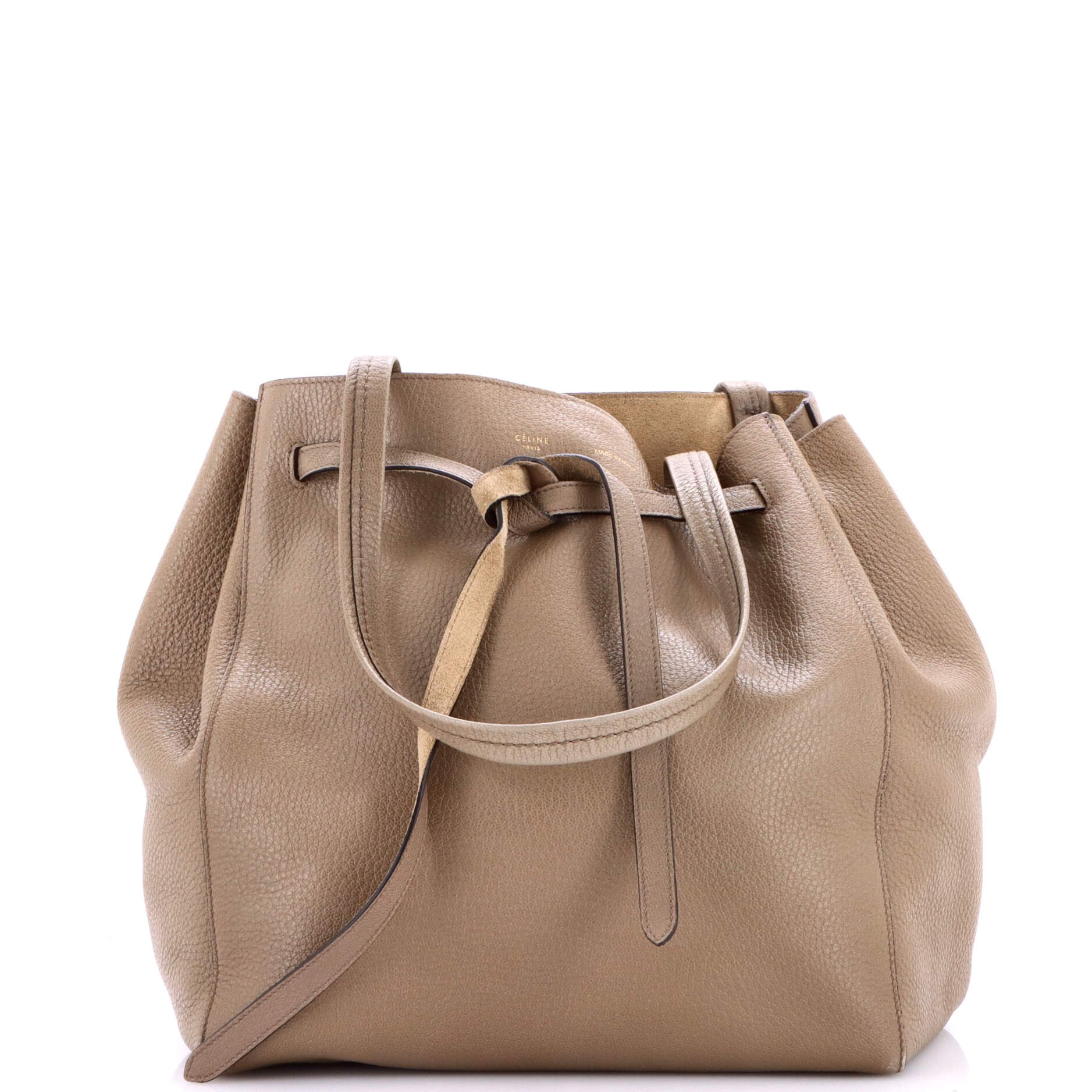 Phantom Tie Cabas Tote Leather Medium