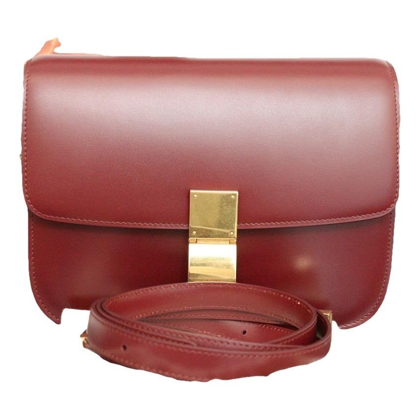 Classic leather handbag