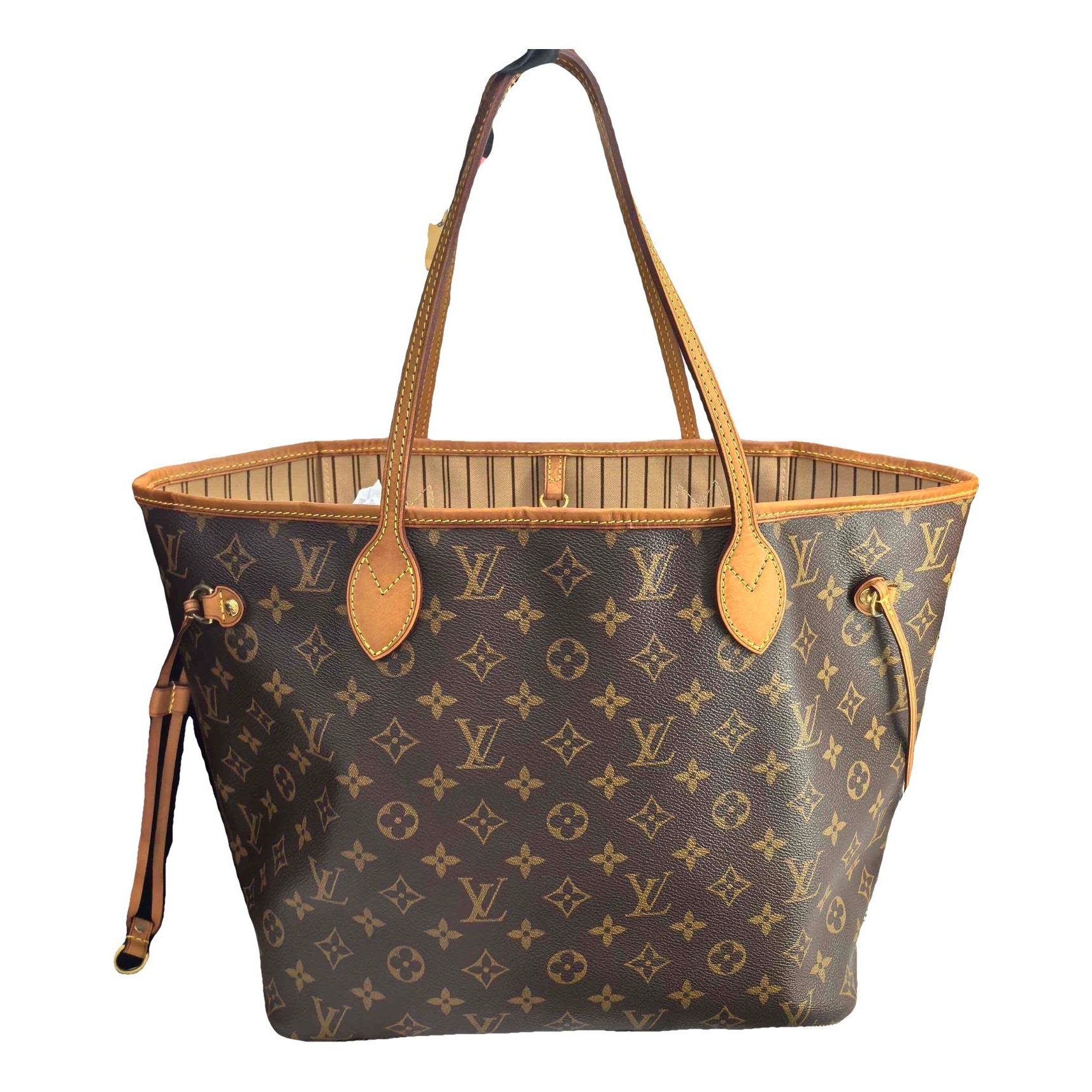 Neverfull leather tote