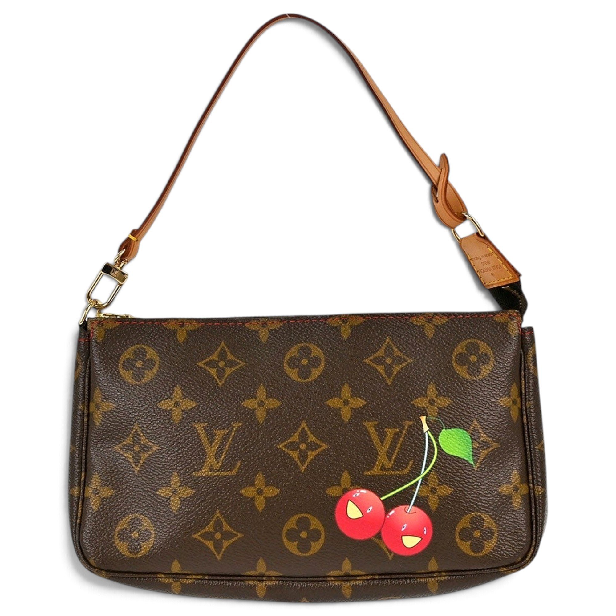Pochette Accessoire leather handbag
