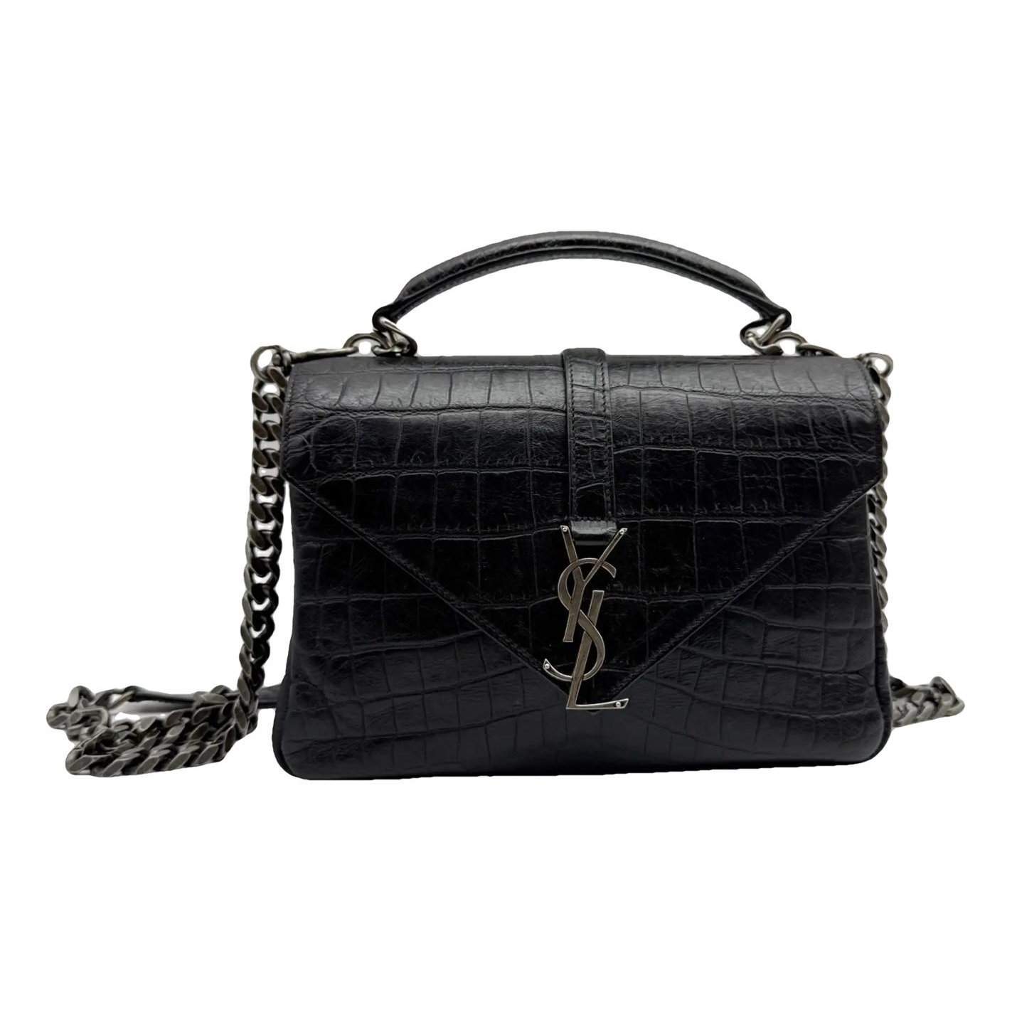 Collége monogramme leather handbag