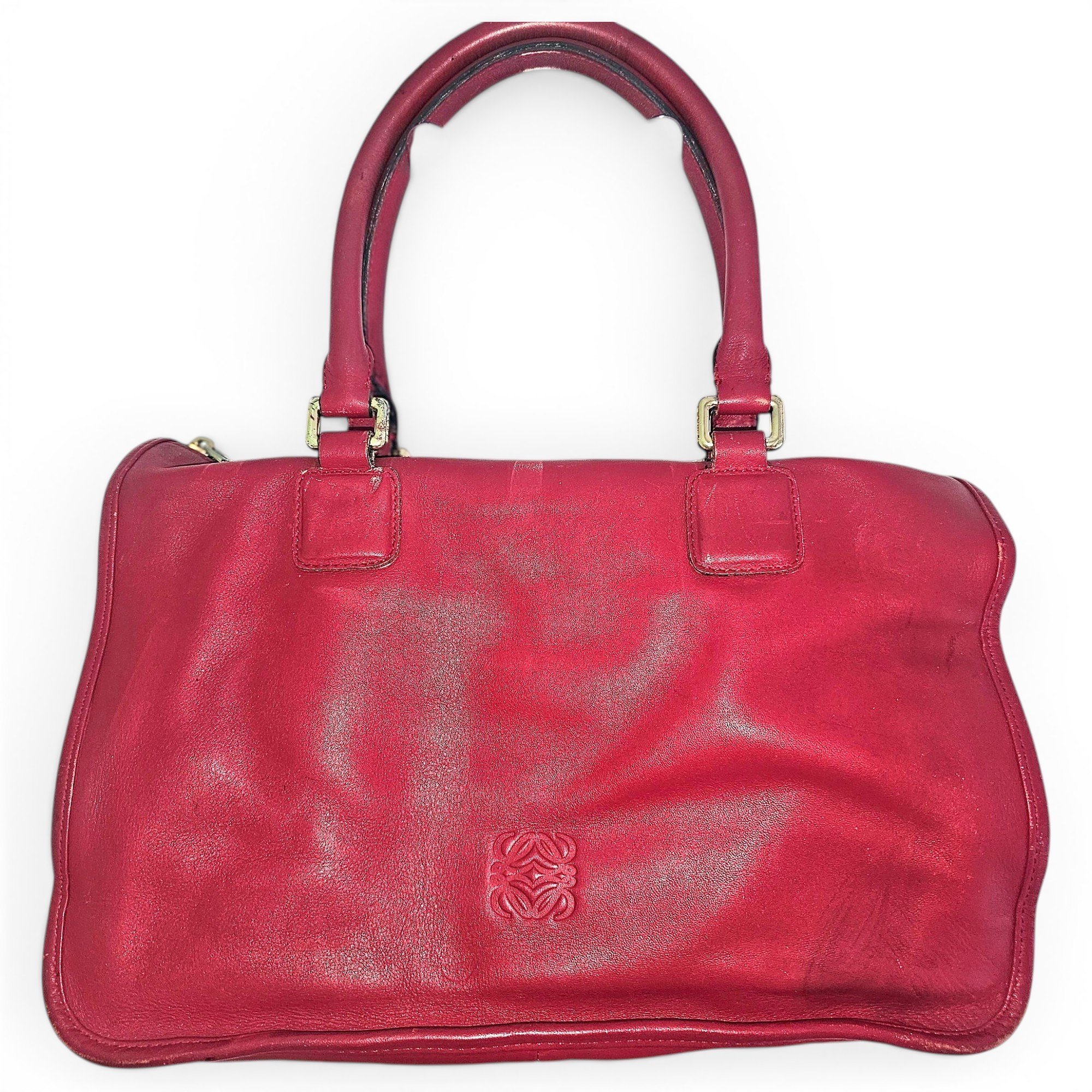 T Shopper leather handbag