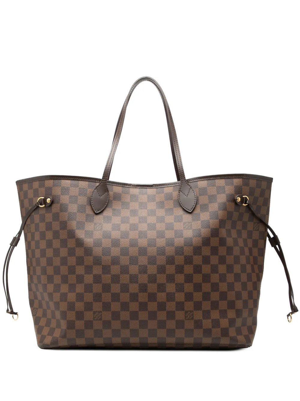 2009 Damier Ebene Neverfull GM tote bag