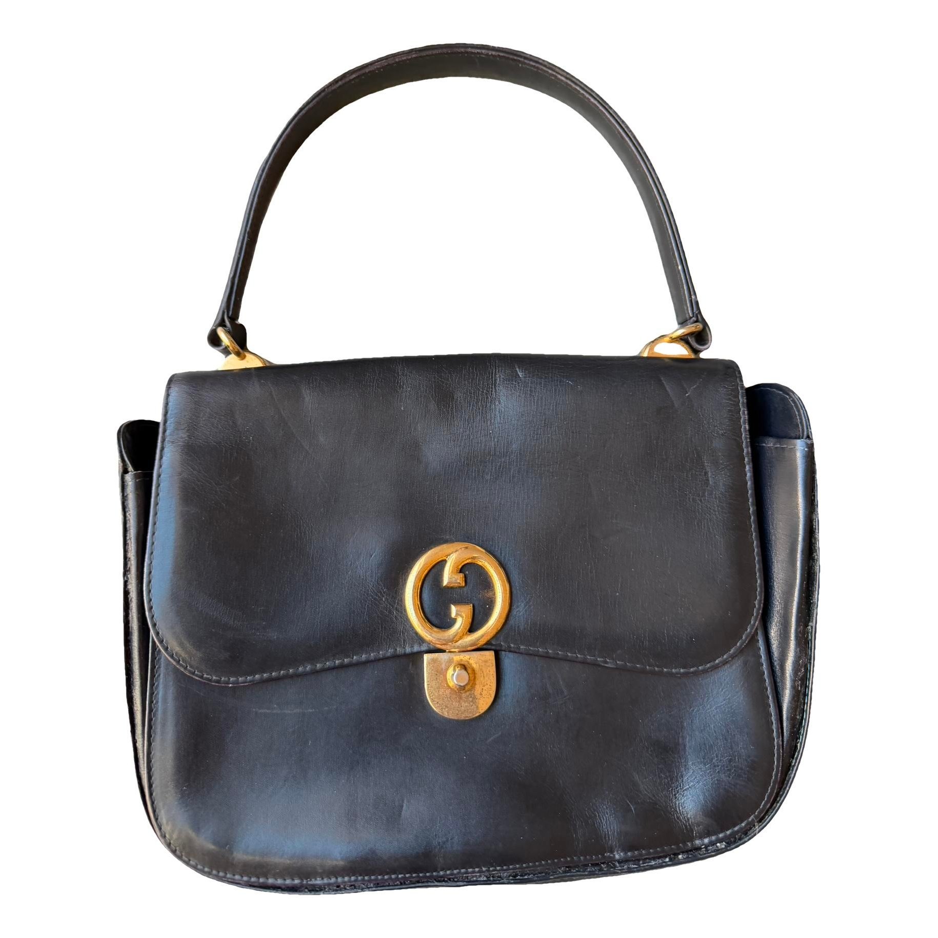 Leather handbag