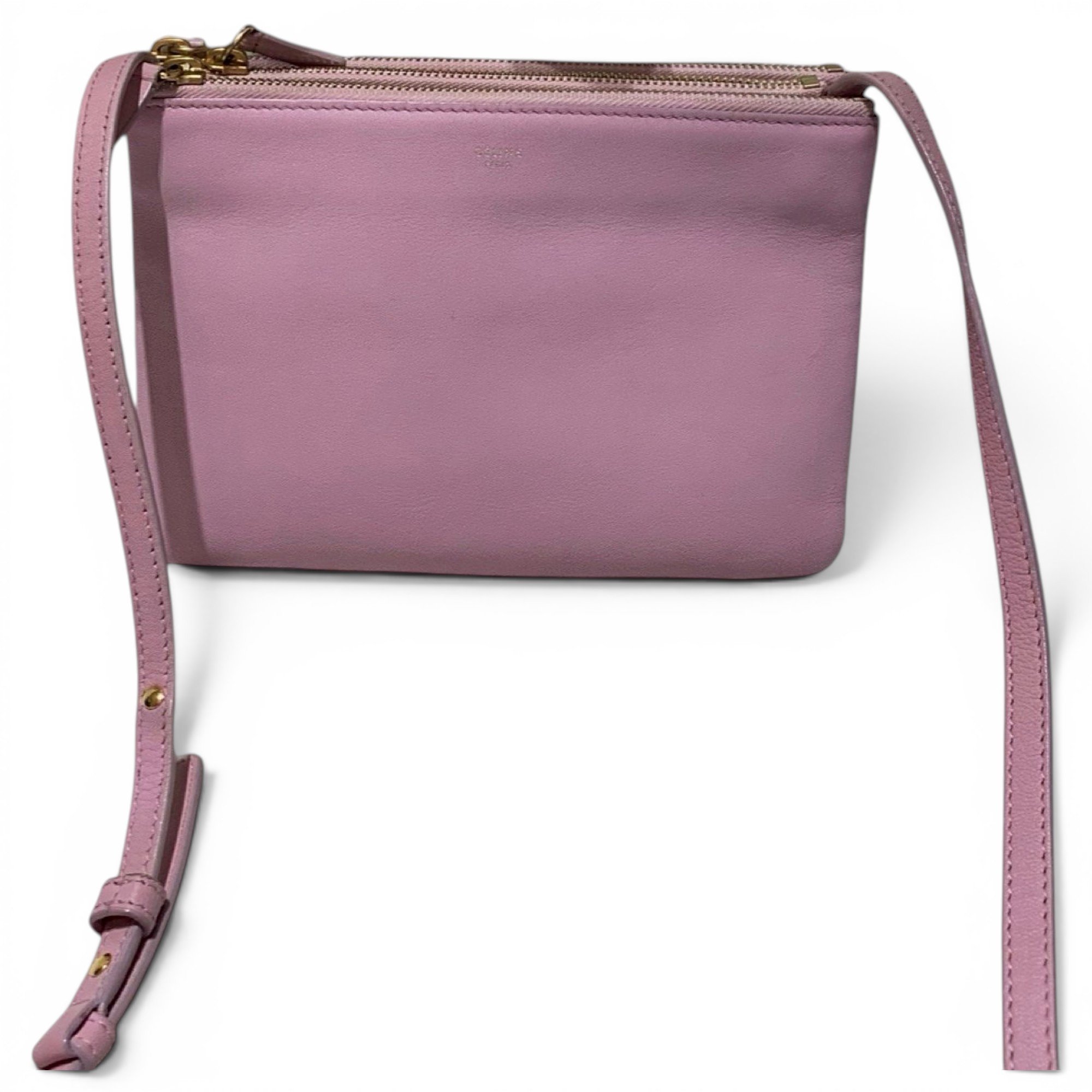 Trio leather crossbody bag