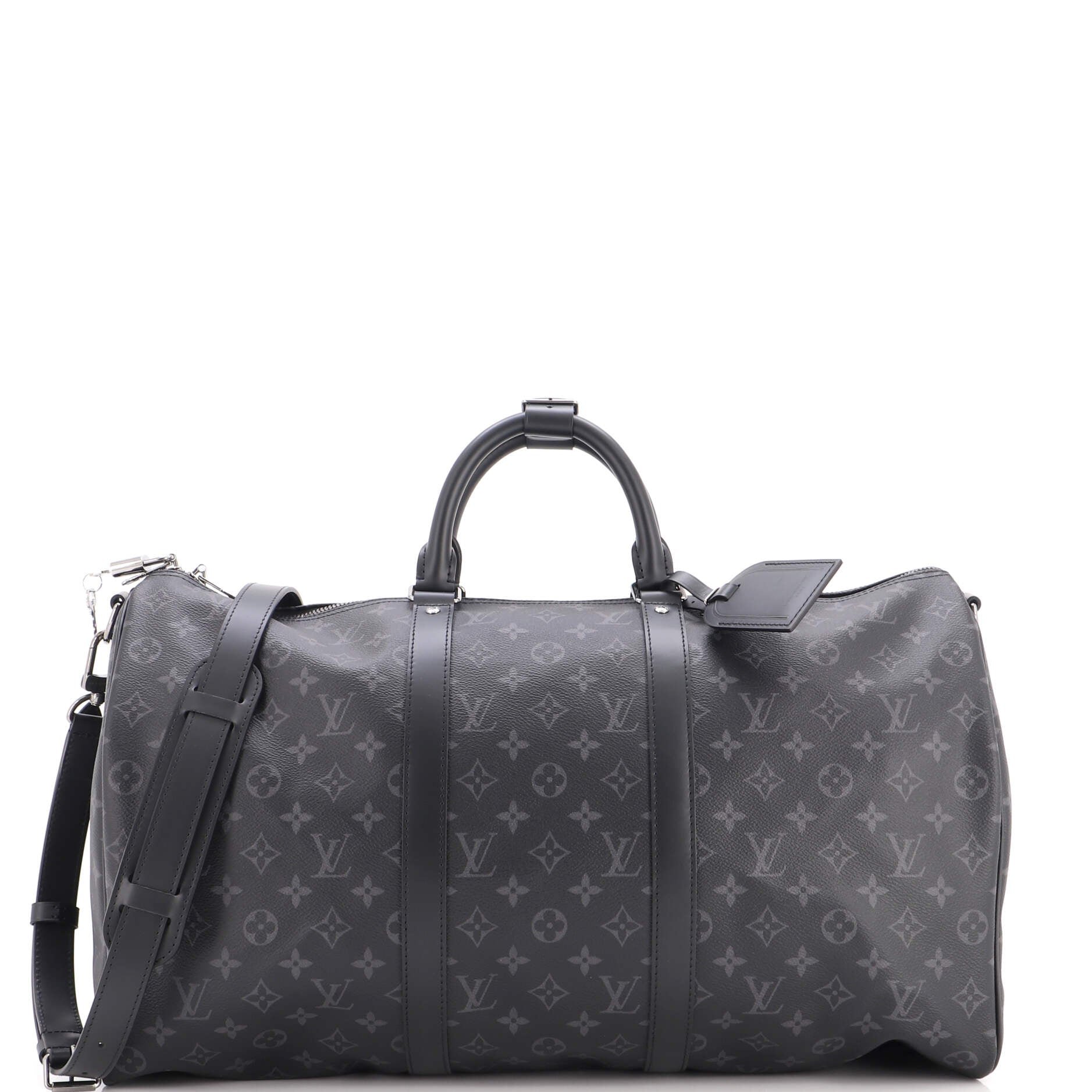 Keepall Bandouliere Bag Monogram Eclipse Canvas 50