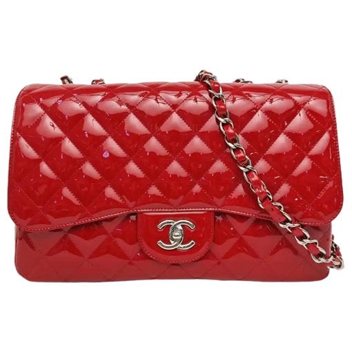 Patent leather crossbody bag