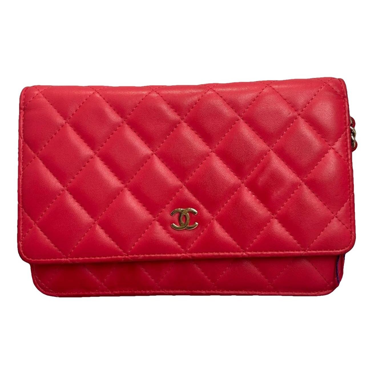 Wallet On Chain Timeless/Classique leather crossbody bag
