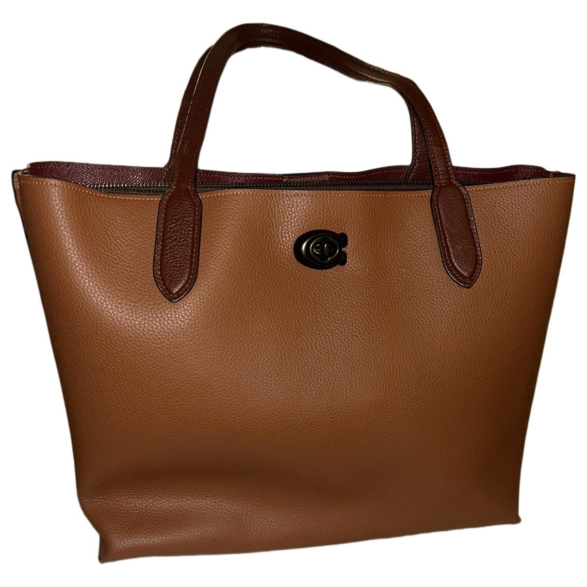 CITY ZIP TOTE leather handbag