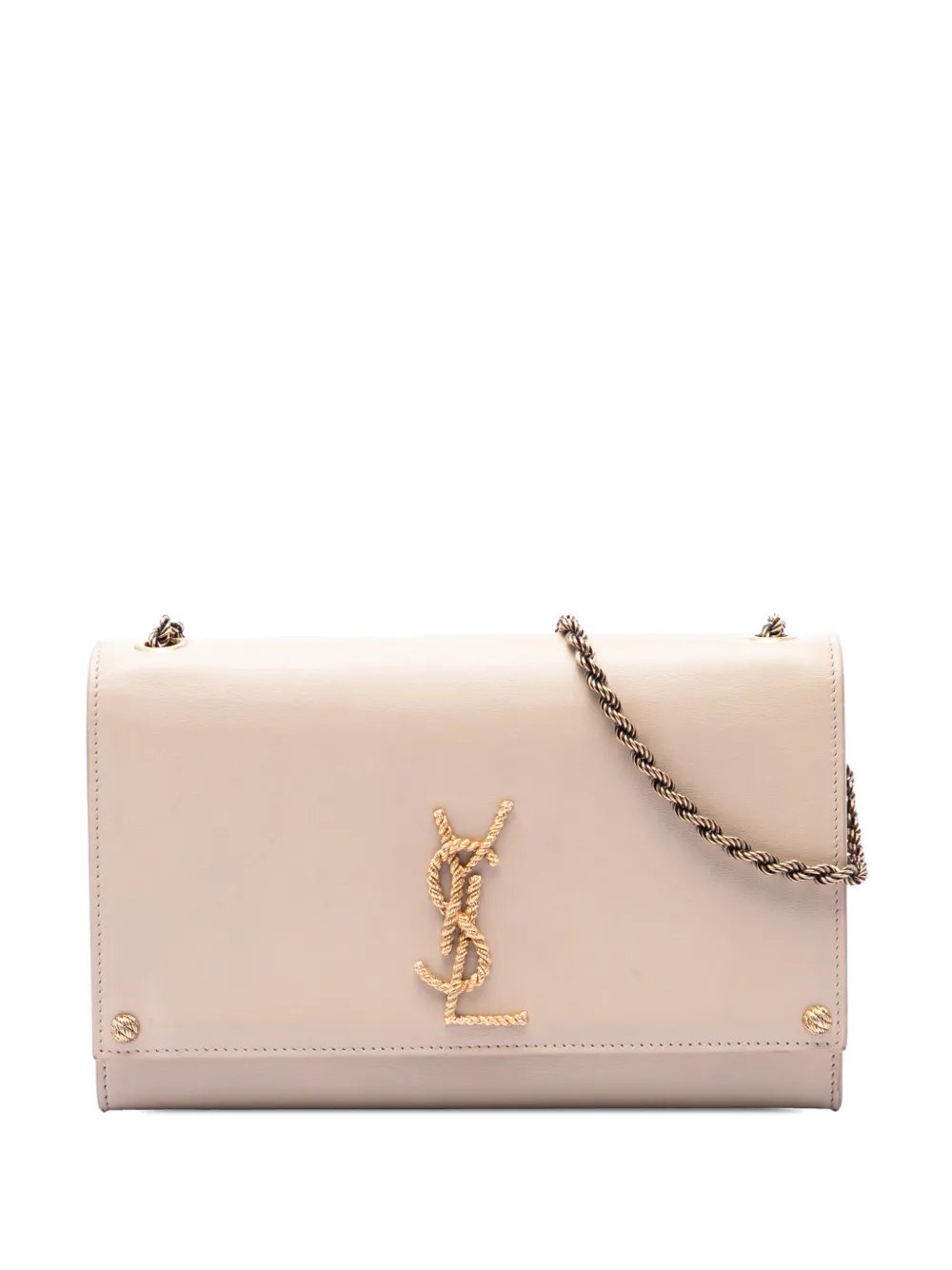 2017 Medium Smooth Calfskin Braided Monogram Kate crossbody bag
