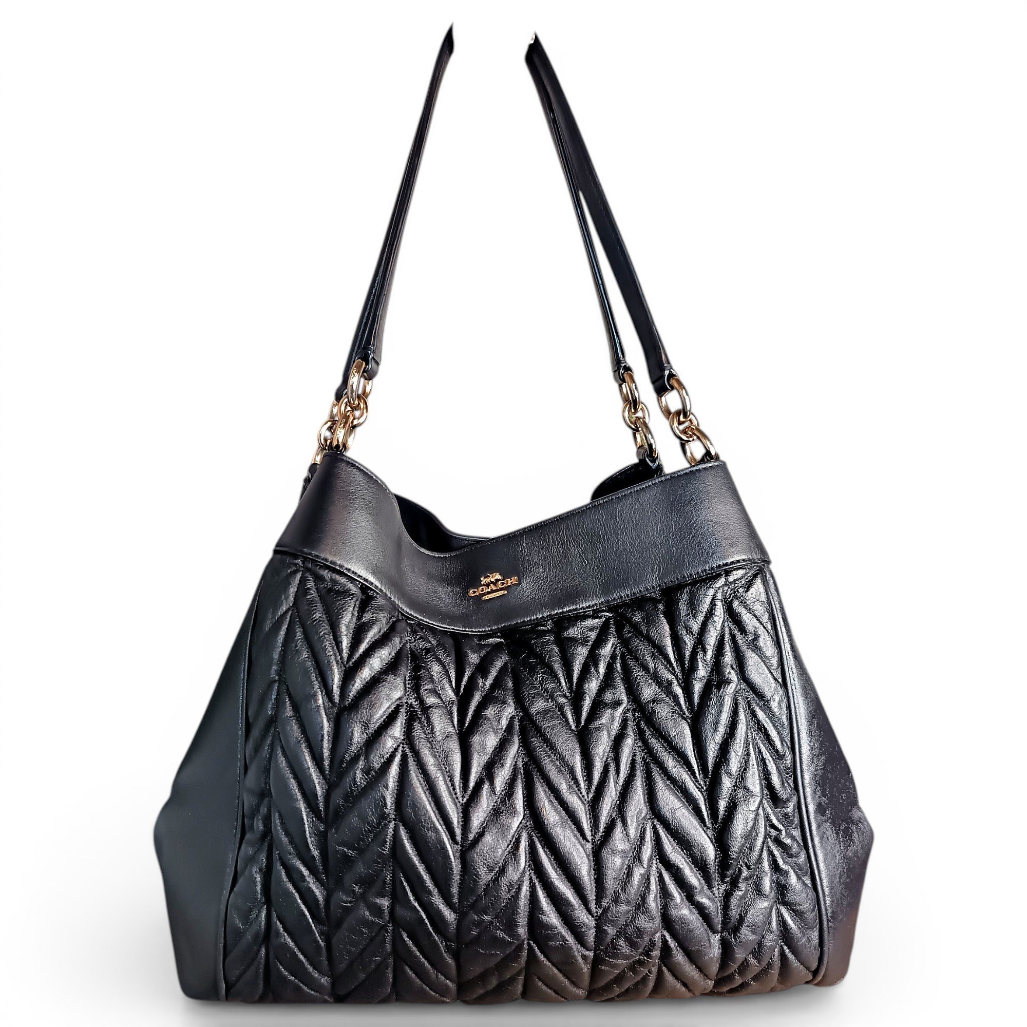 Leather handbag