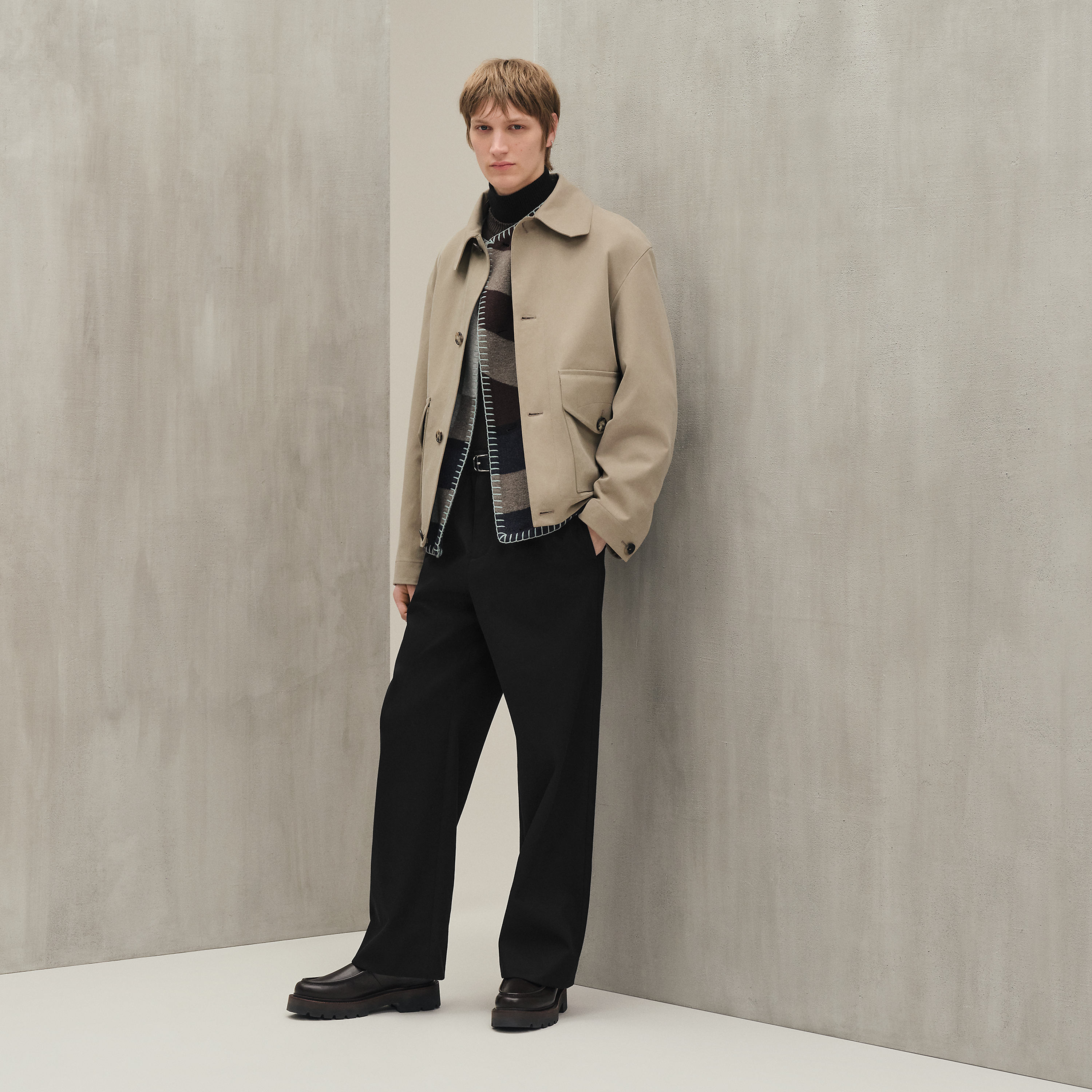 Straight cut jacket