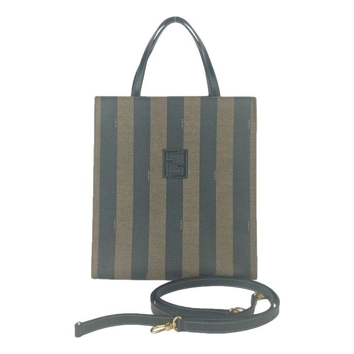 Pocket leather tote