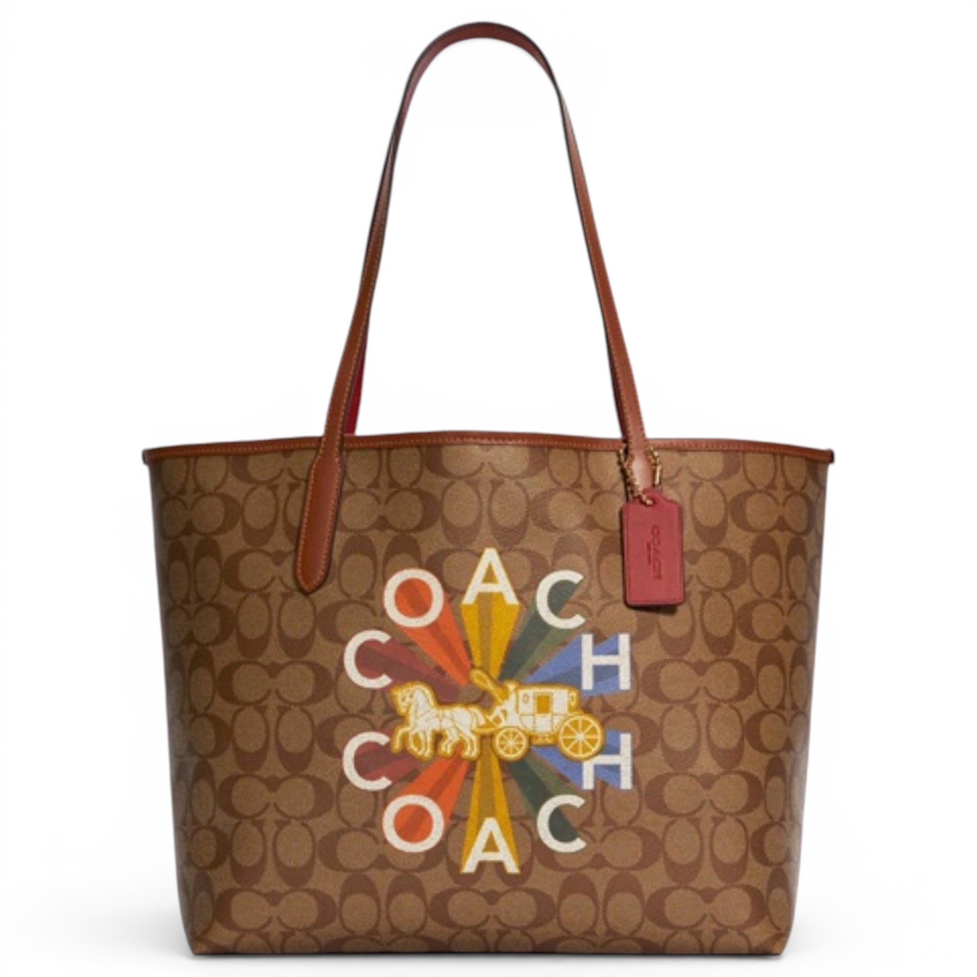 Leather tote