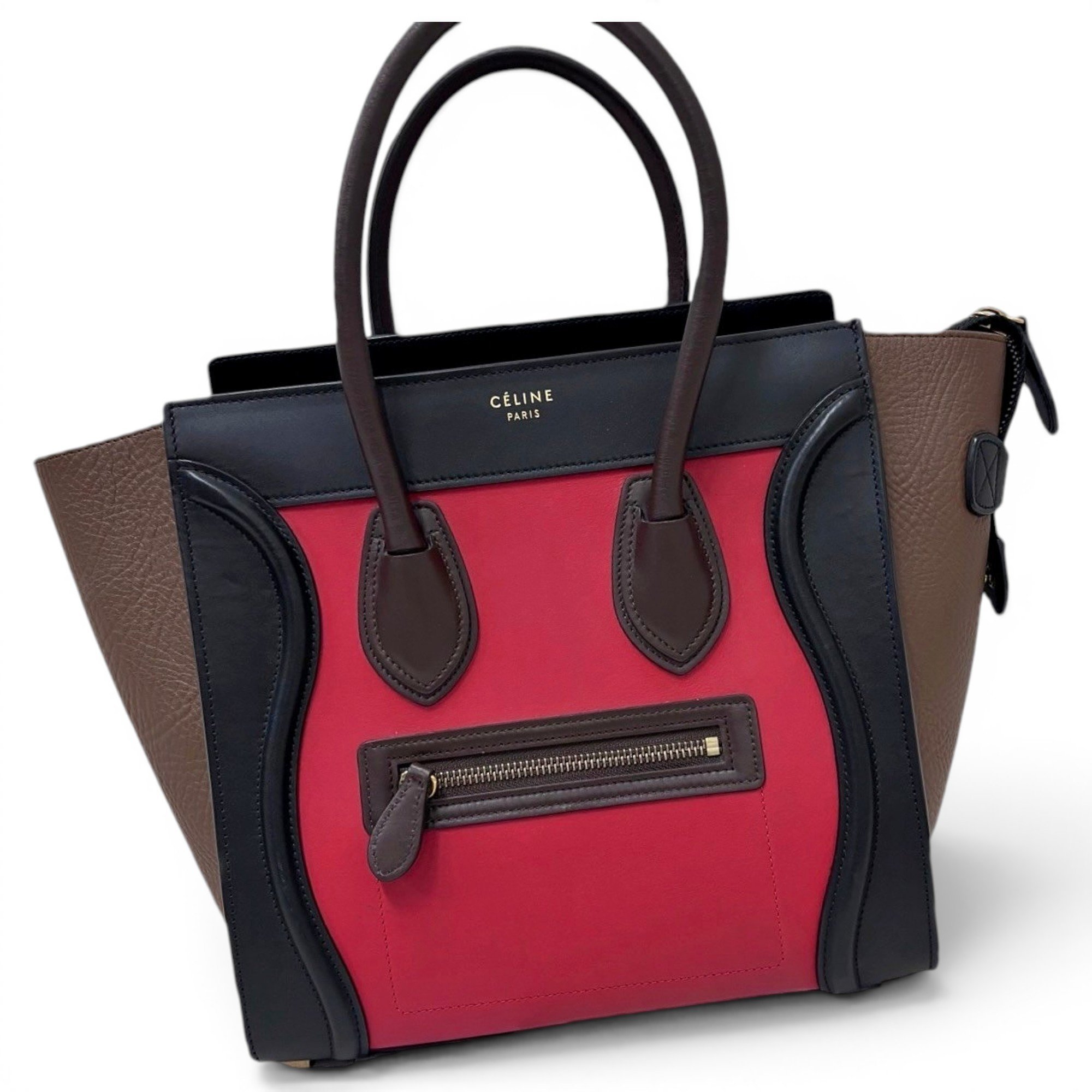 Luggage leather handbag