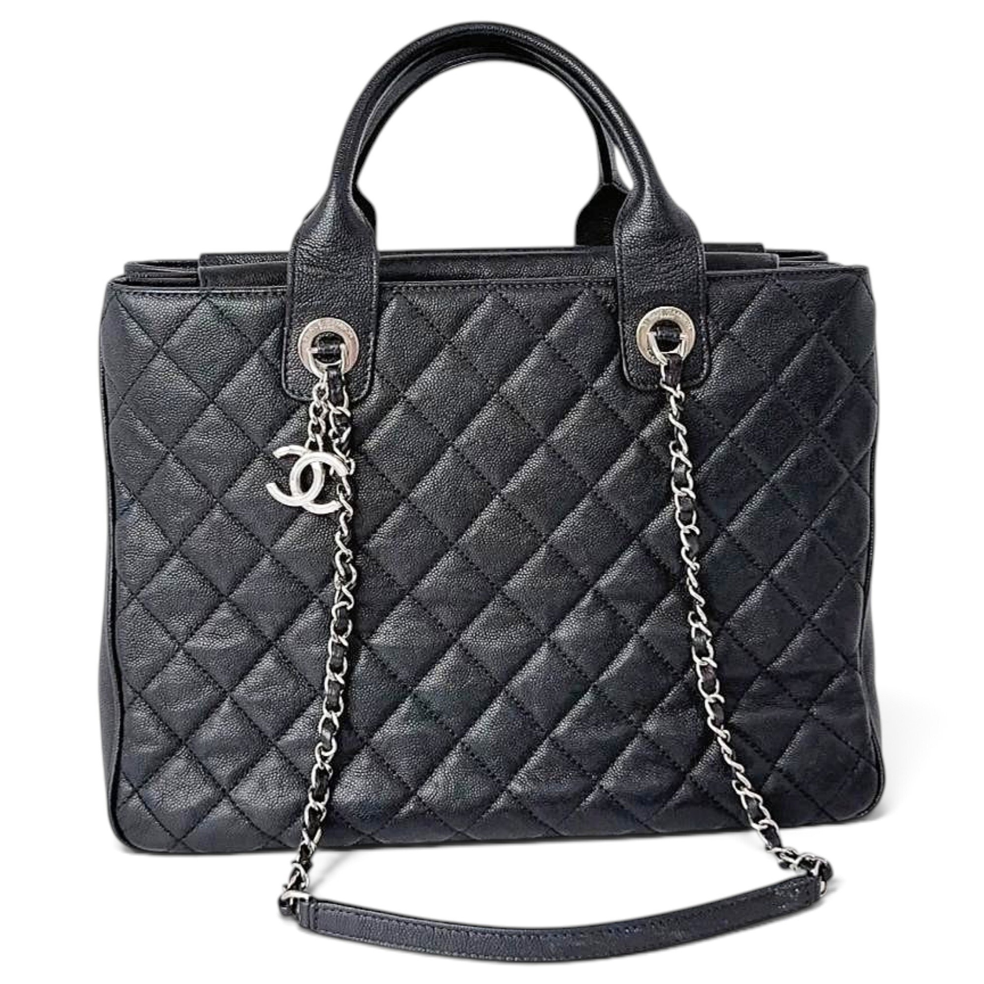 Leather tote