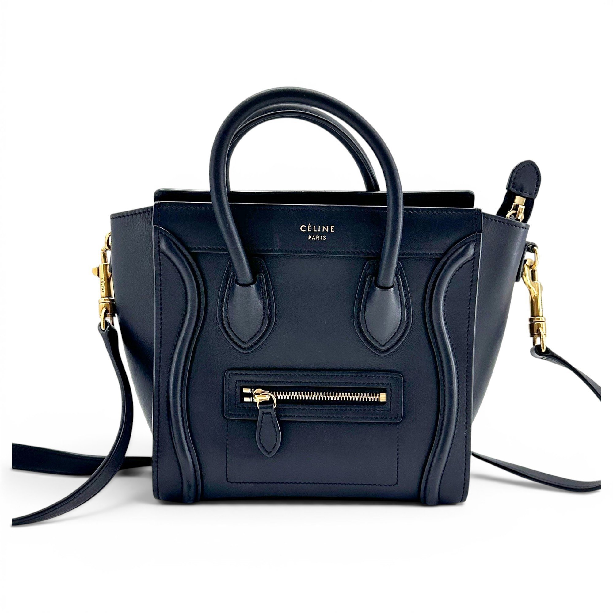 Nano Luggage leather handbag