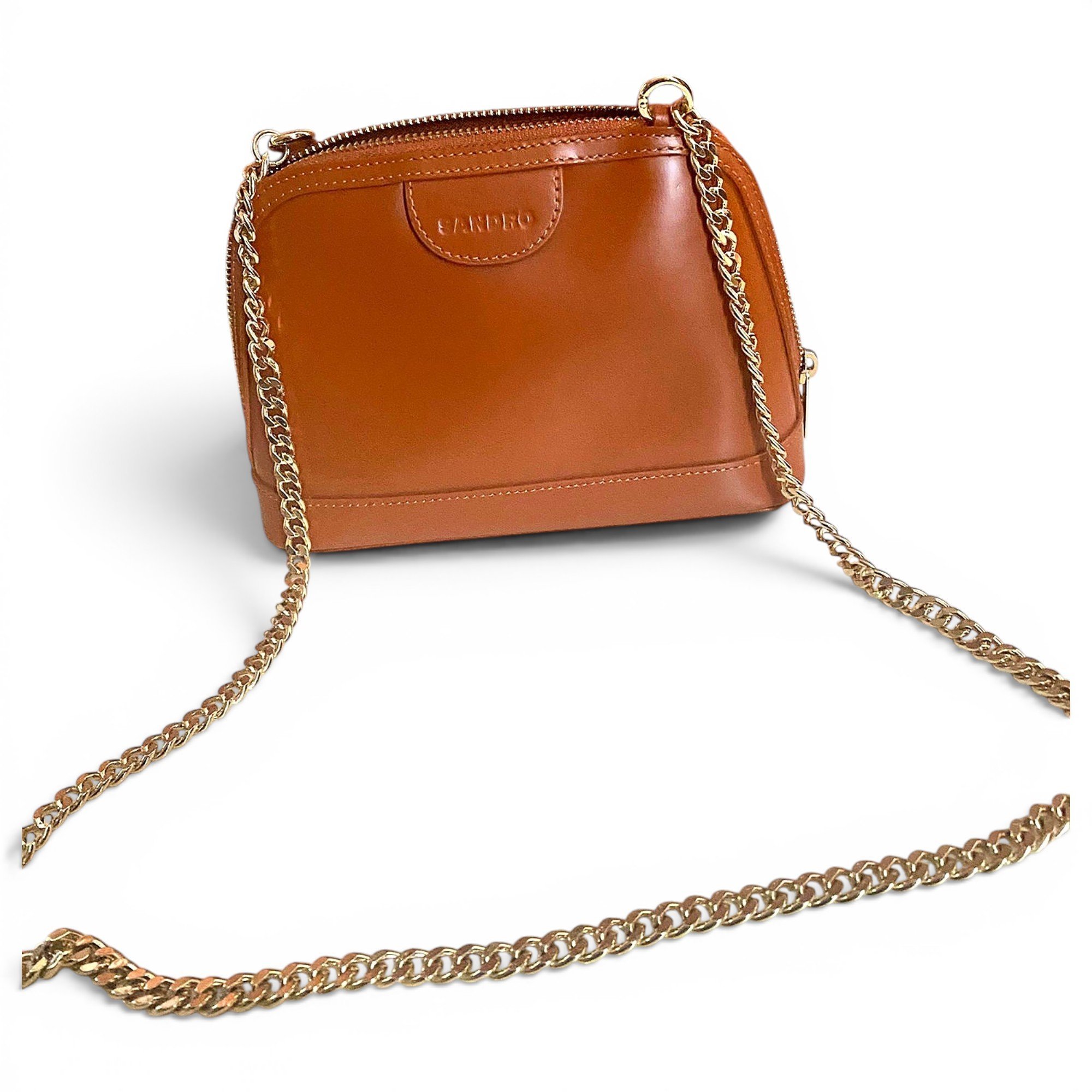 Leather crossbody bag