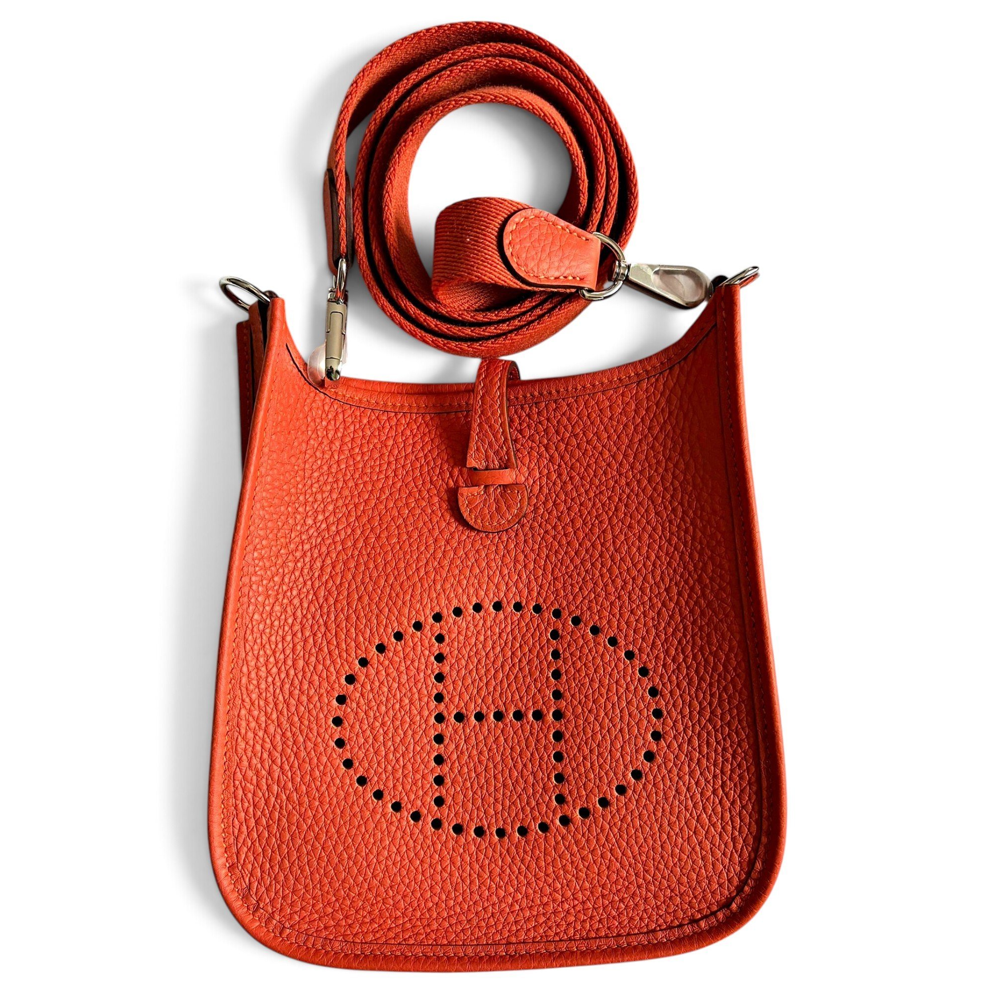 Mini Evelyne leather handbag