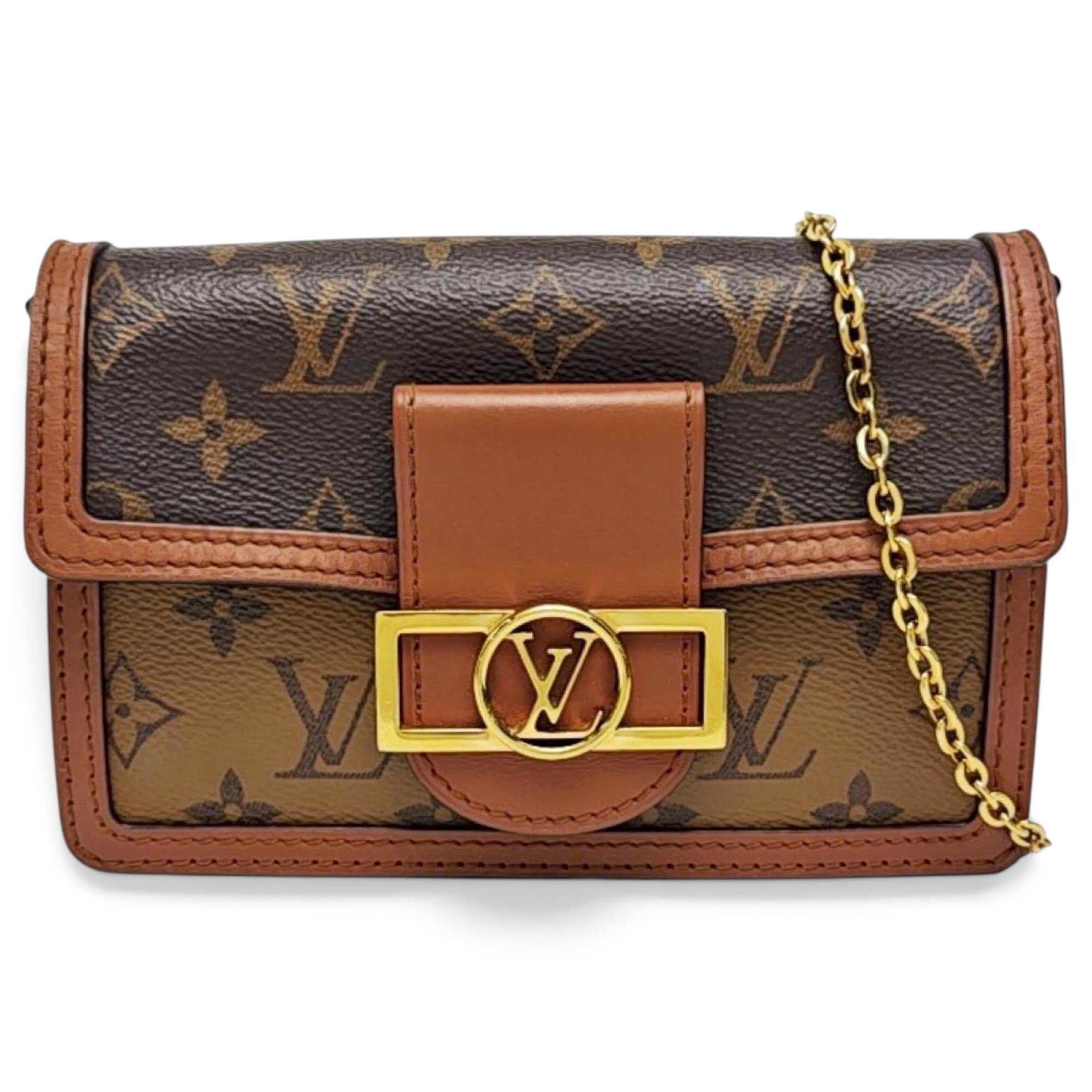 Dauphine Chain Wallet cloth crossbody bag