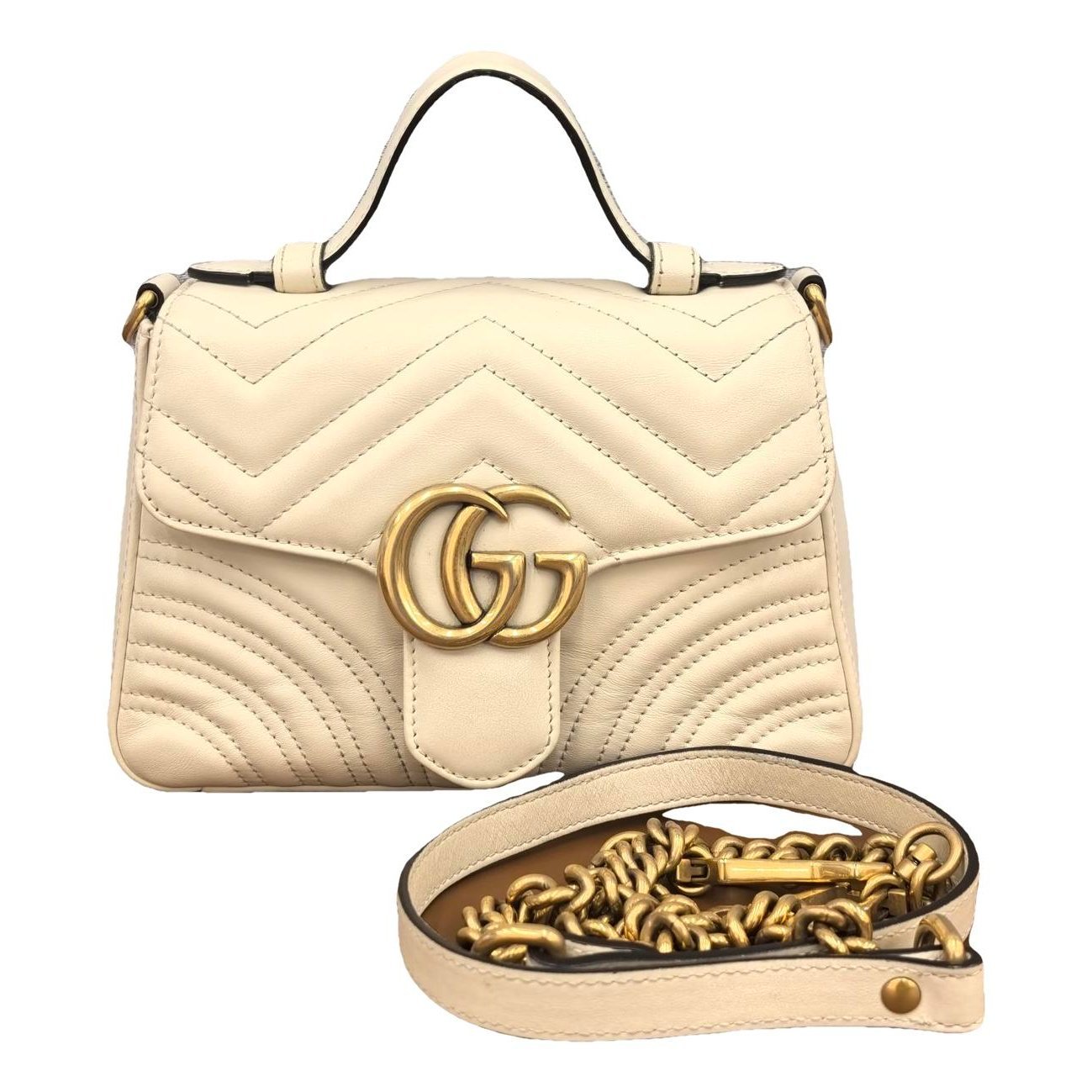 GG Marmont Flap leather handbag