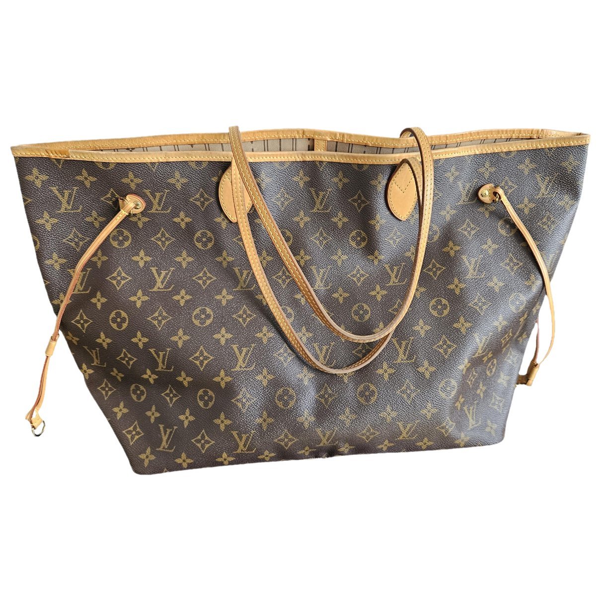Neverfull leather tote