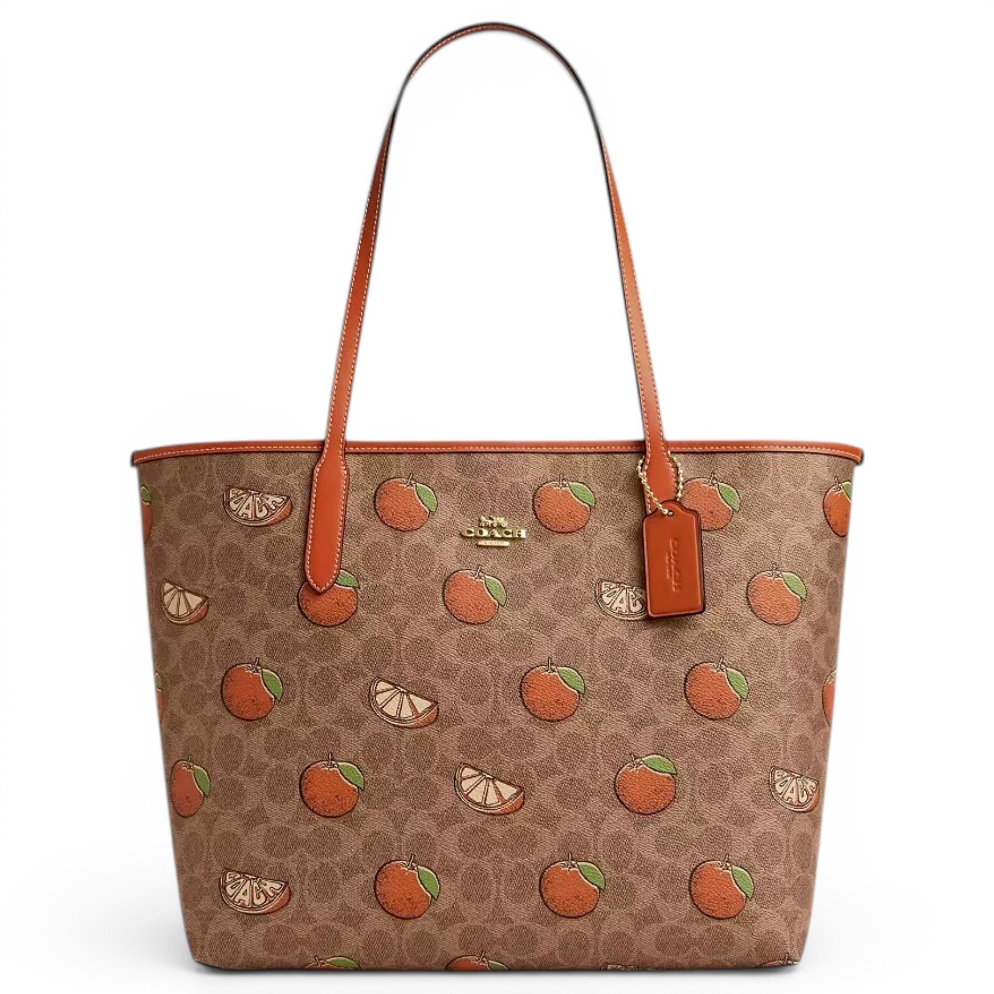 Leather tote