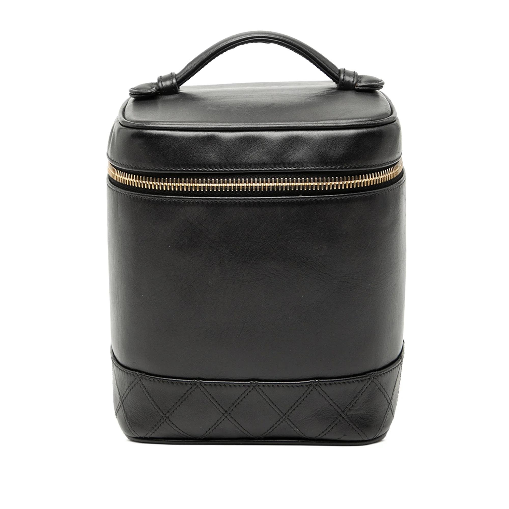 Vanity pony-style calfskin handbag