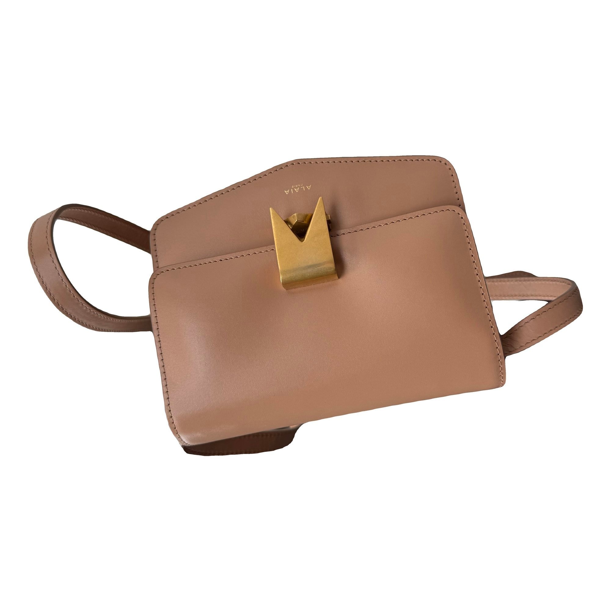 Alaia Le Papa leather crossbody bag