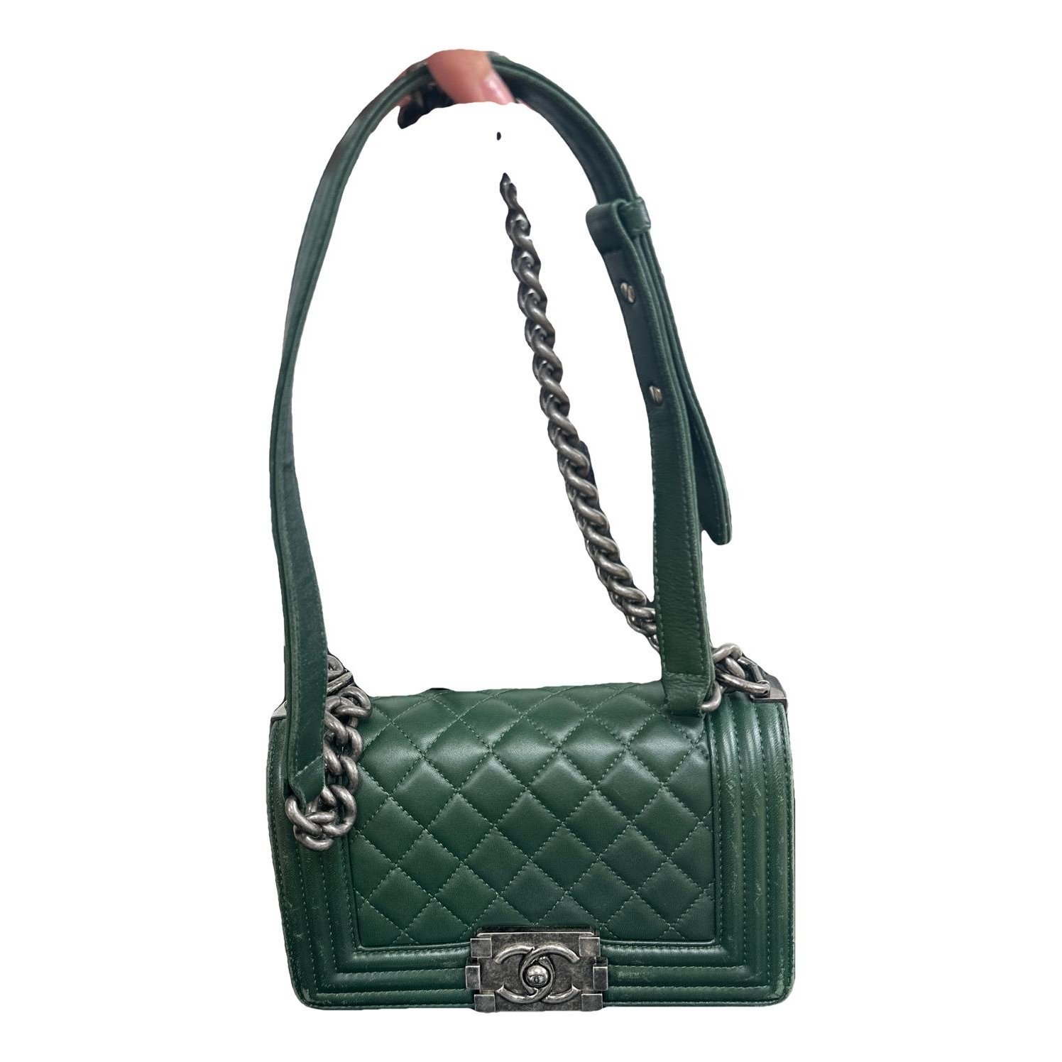 Boy leather crossbody bag