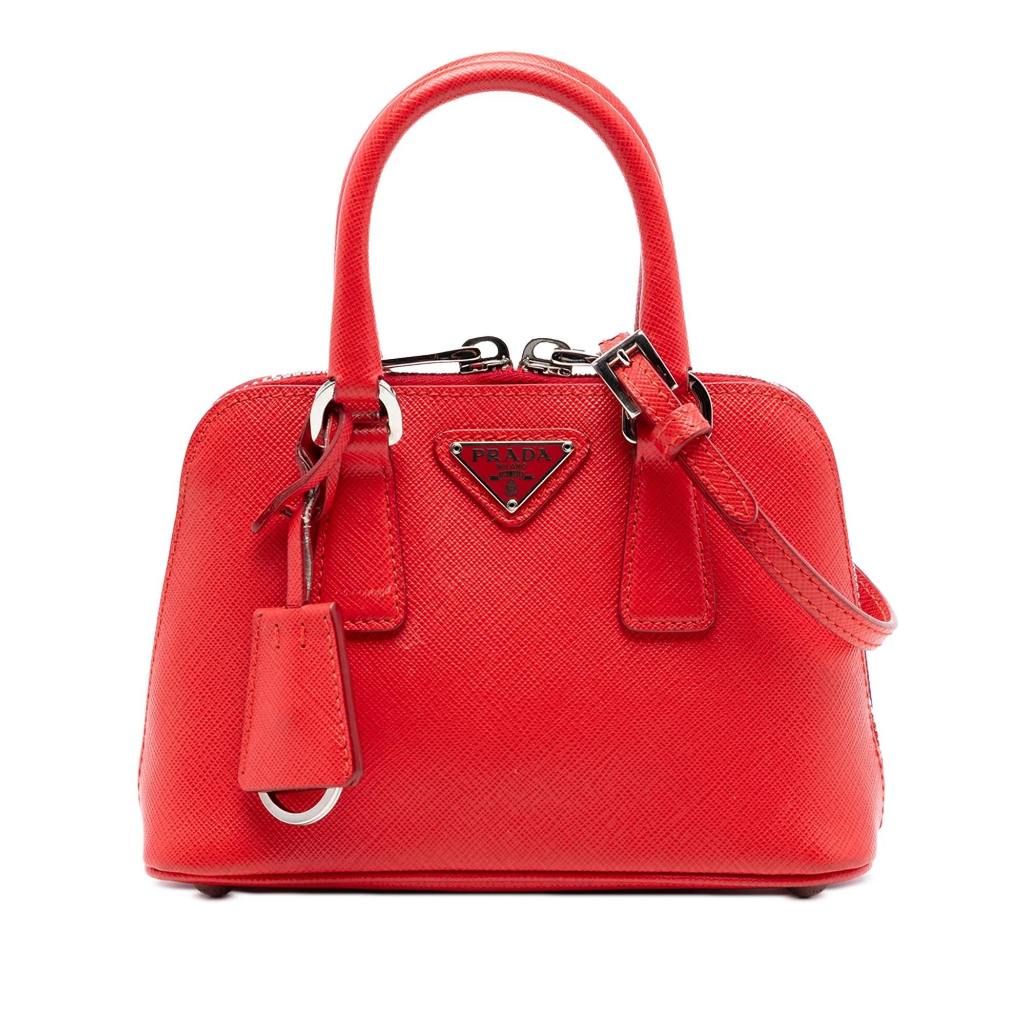 Promenade leather handbag