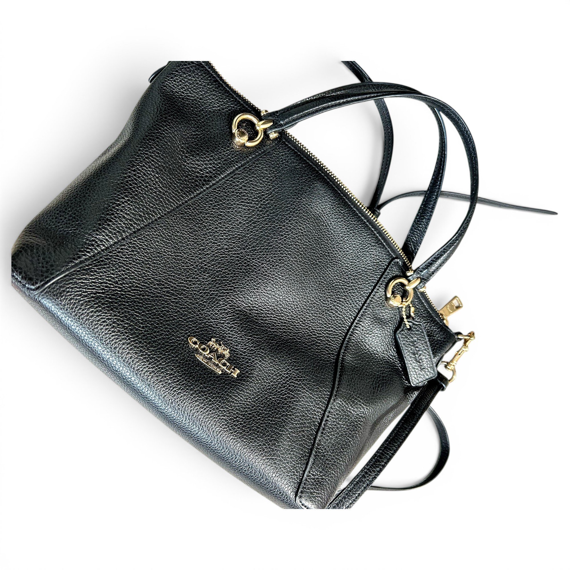 Leather handbag