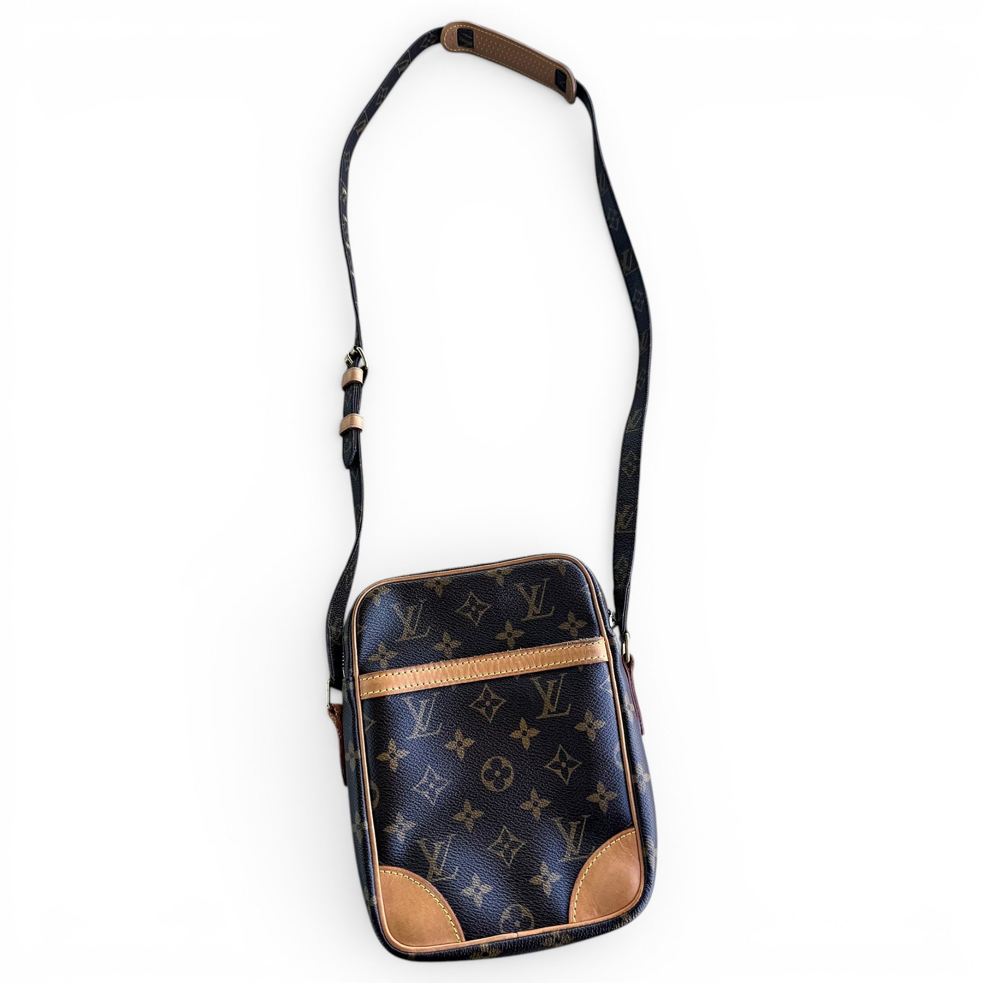 Danube leather crossbody bag