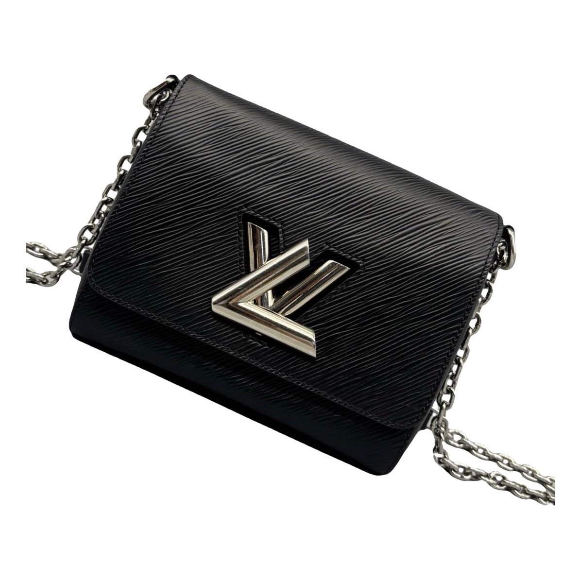 Twist leather handbag